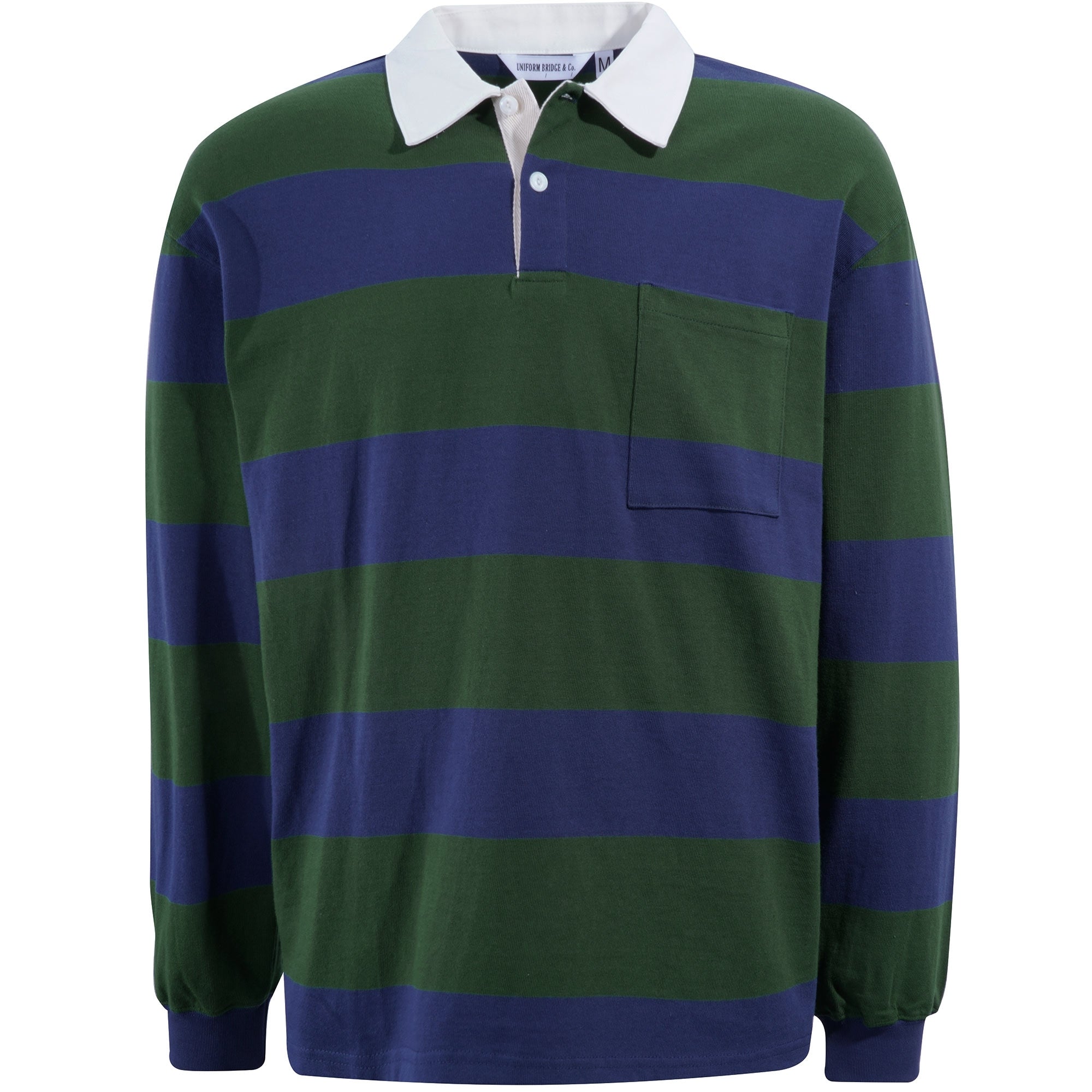 Uniform Bridge Naval Collar Tee - Green