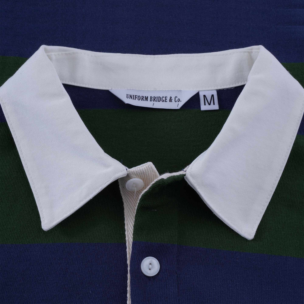 Uniform Bridge Naval Collar Tee - Green