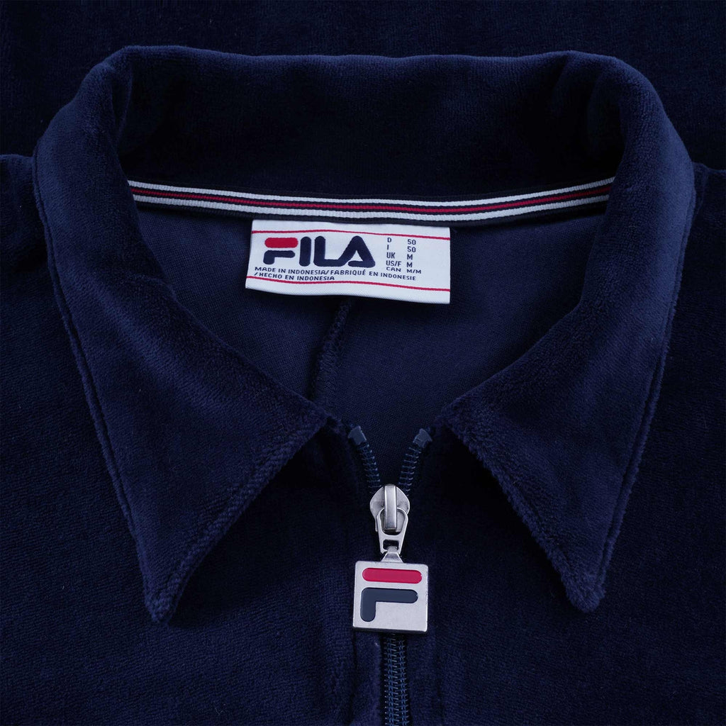 Fila Vintage Verdy Velour Track Jacket - Navy