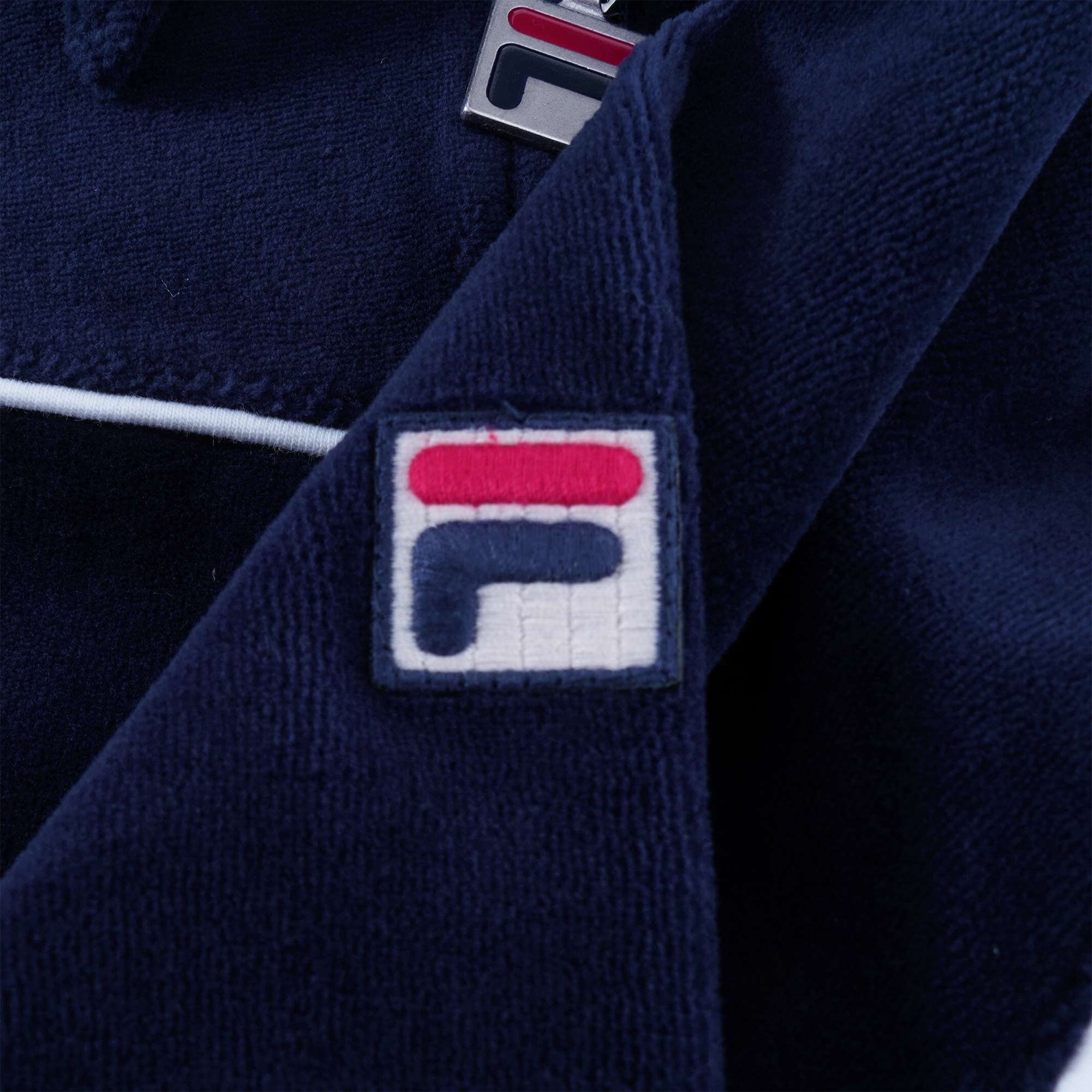Fila Vintage Verdy Velour Track Jacket - Navy