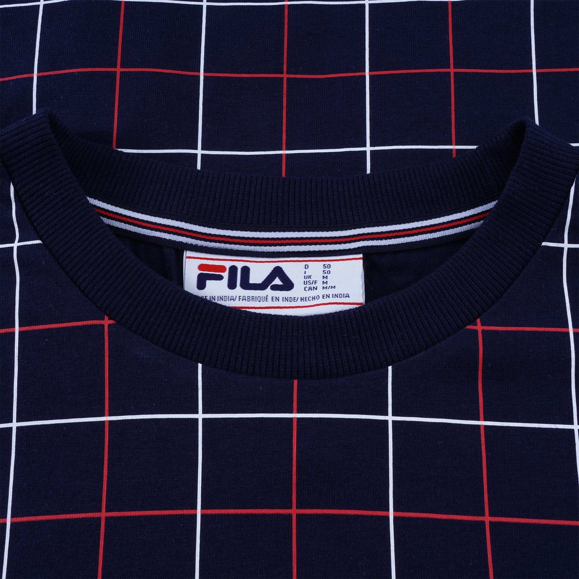 Fila Vintage Casbian Ringer T-Shirt - Navy