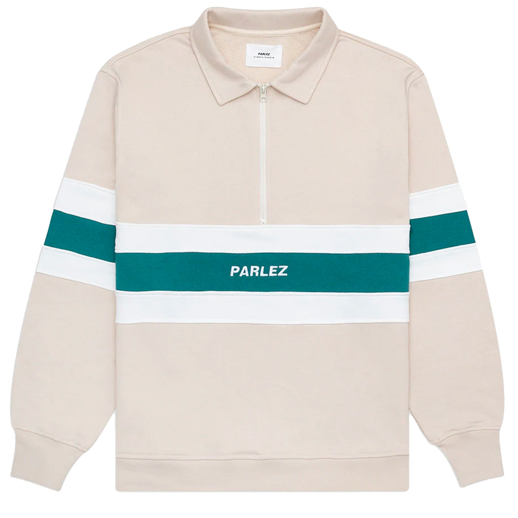 Parlez Tether Quarter Zip - Ecru