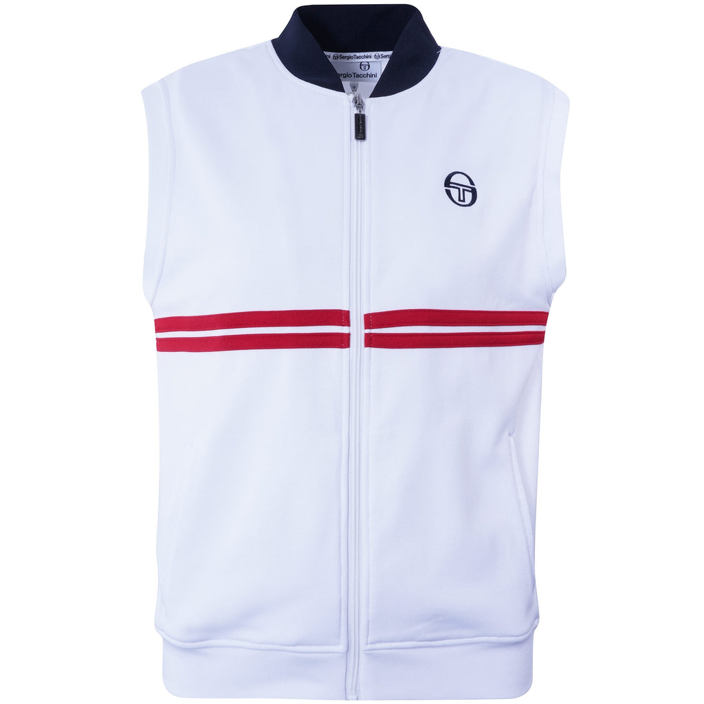 Sergio Tacchini Dallas Vest - White/Red