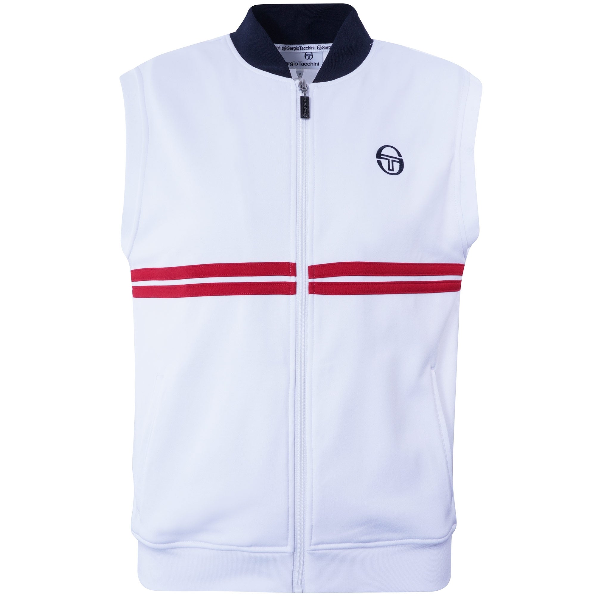 Sergio Tacchini Dallas Vest - White/Red