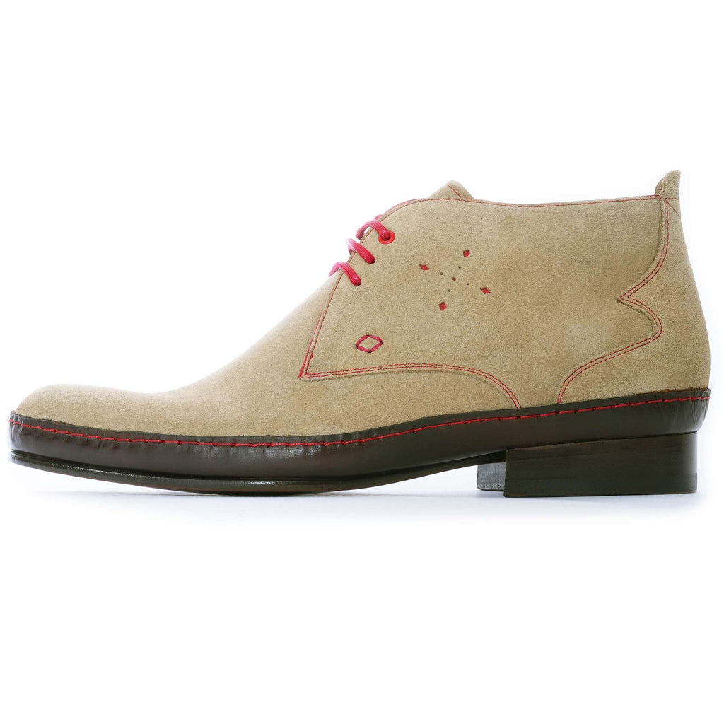 Jeffery West Jimmy Modernist Chukka Boot - Rock Suede
