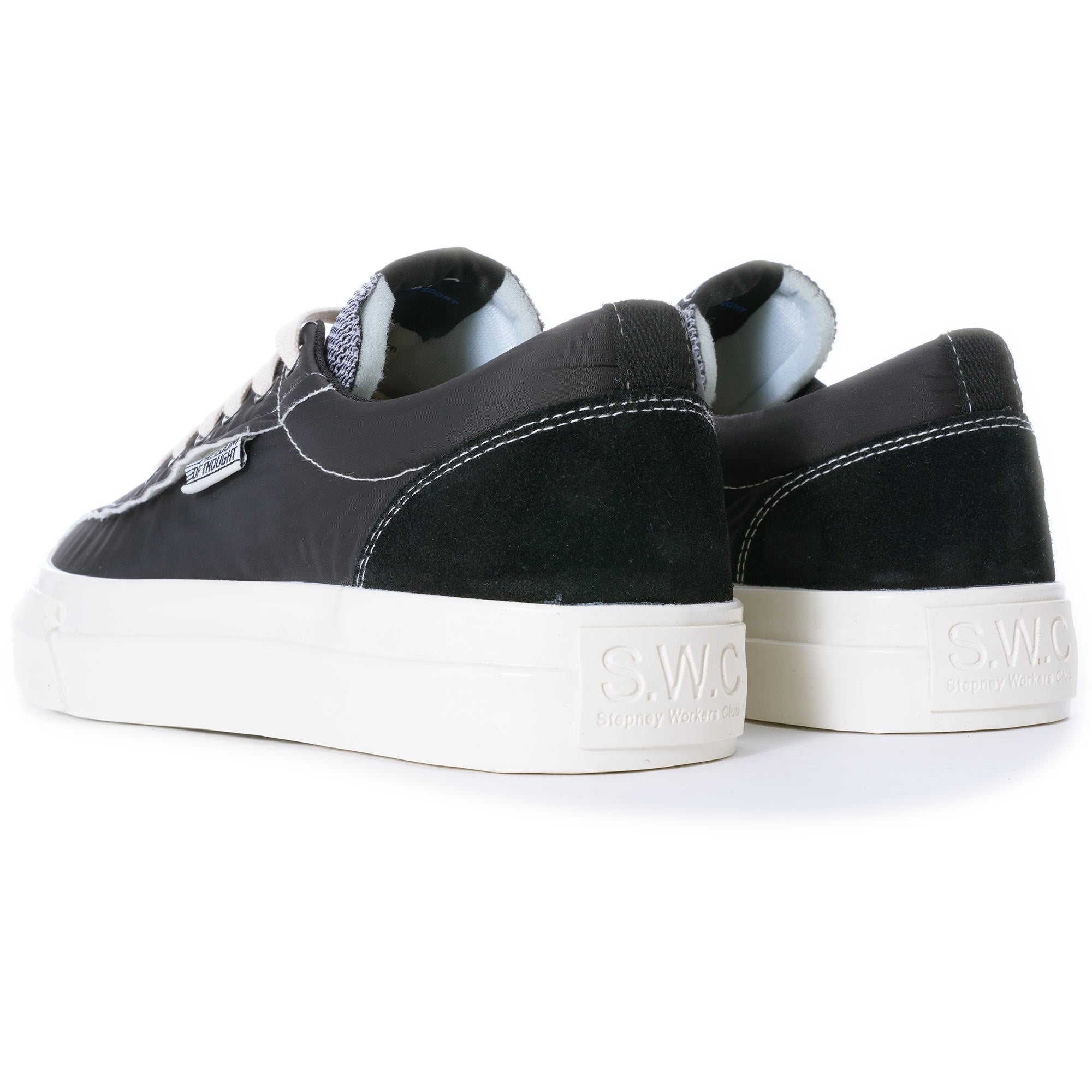 Stepney Workers Club Dellow Track Raw Nylon - Black