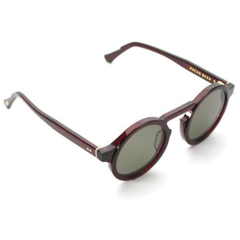 Oscar Deen Panda Sunglasses - Claret