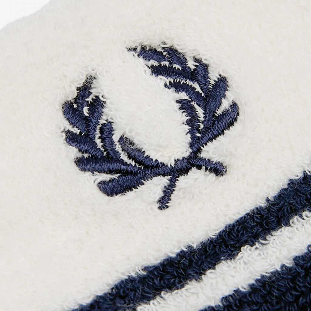 Fred Perry Tipped Towelling Sweatbands - Snow White