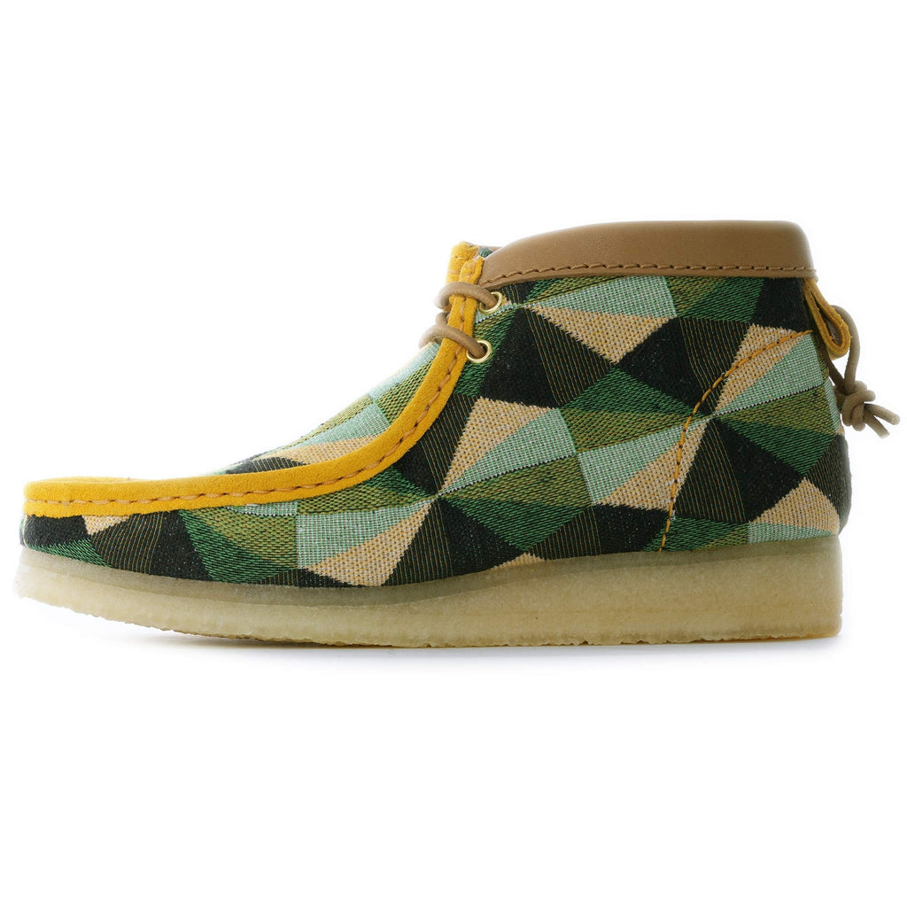 Clarks Originals Wallabee Boot - Green/Yellow/Black