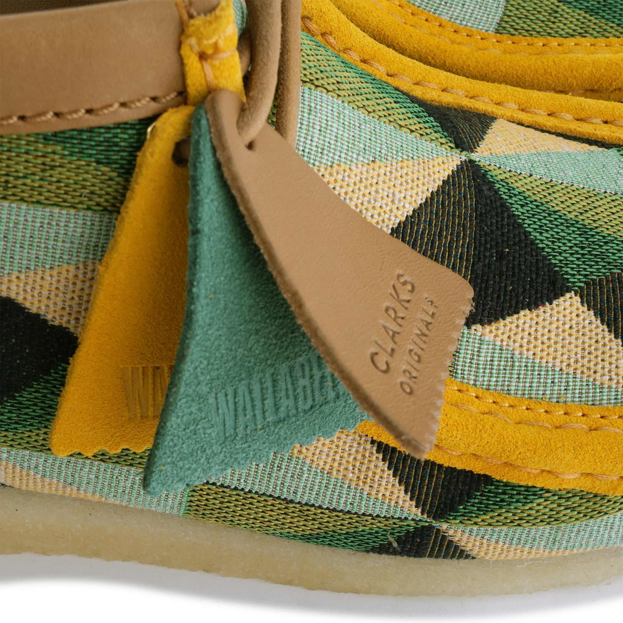 Clarks Originals Wallabee Boot - Green/Yellow/Black
