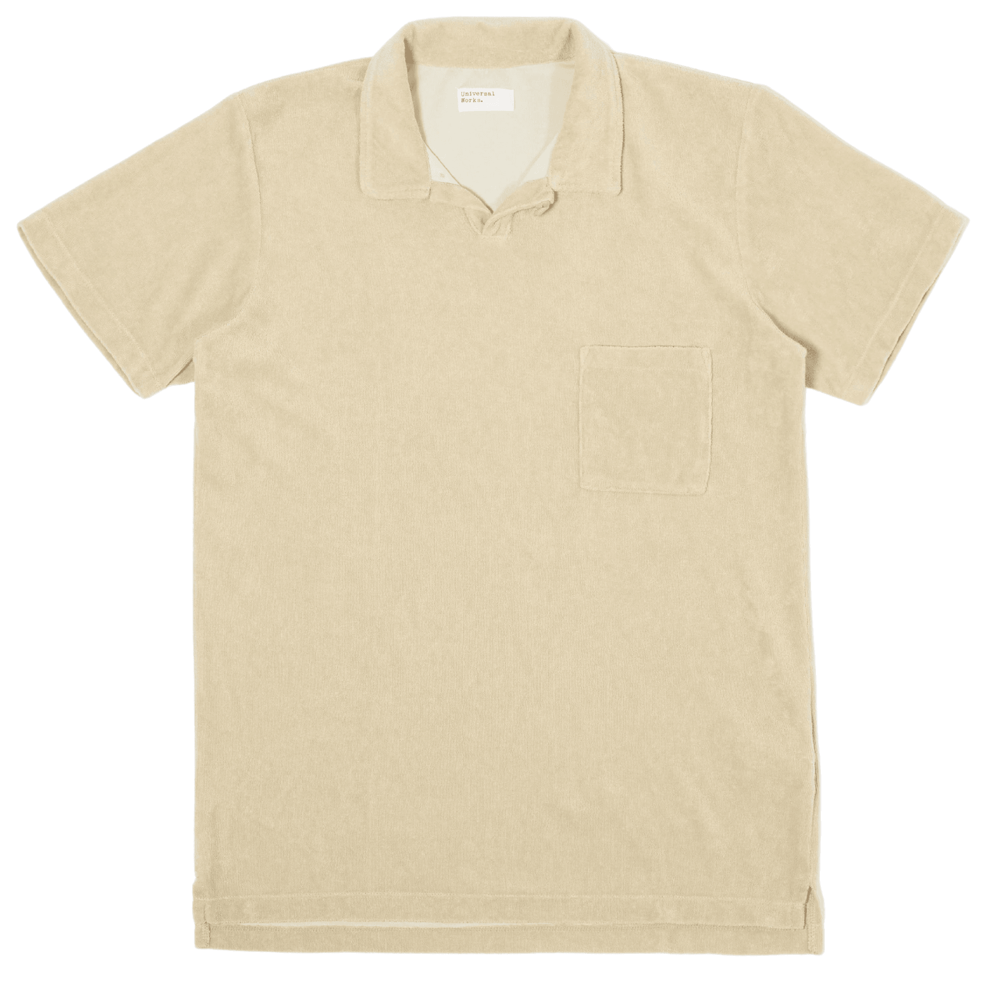 Universal Works Vacation Polo Shirt -  Sand