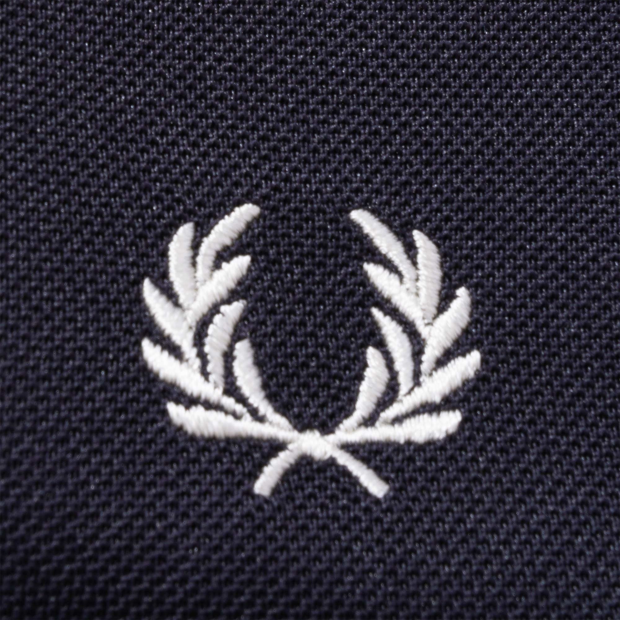 Fred Perry Striped Panel Track Jacket - Navy