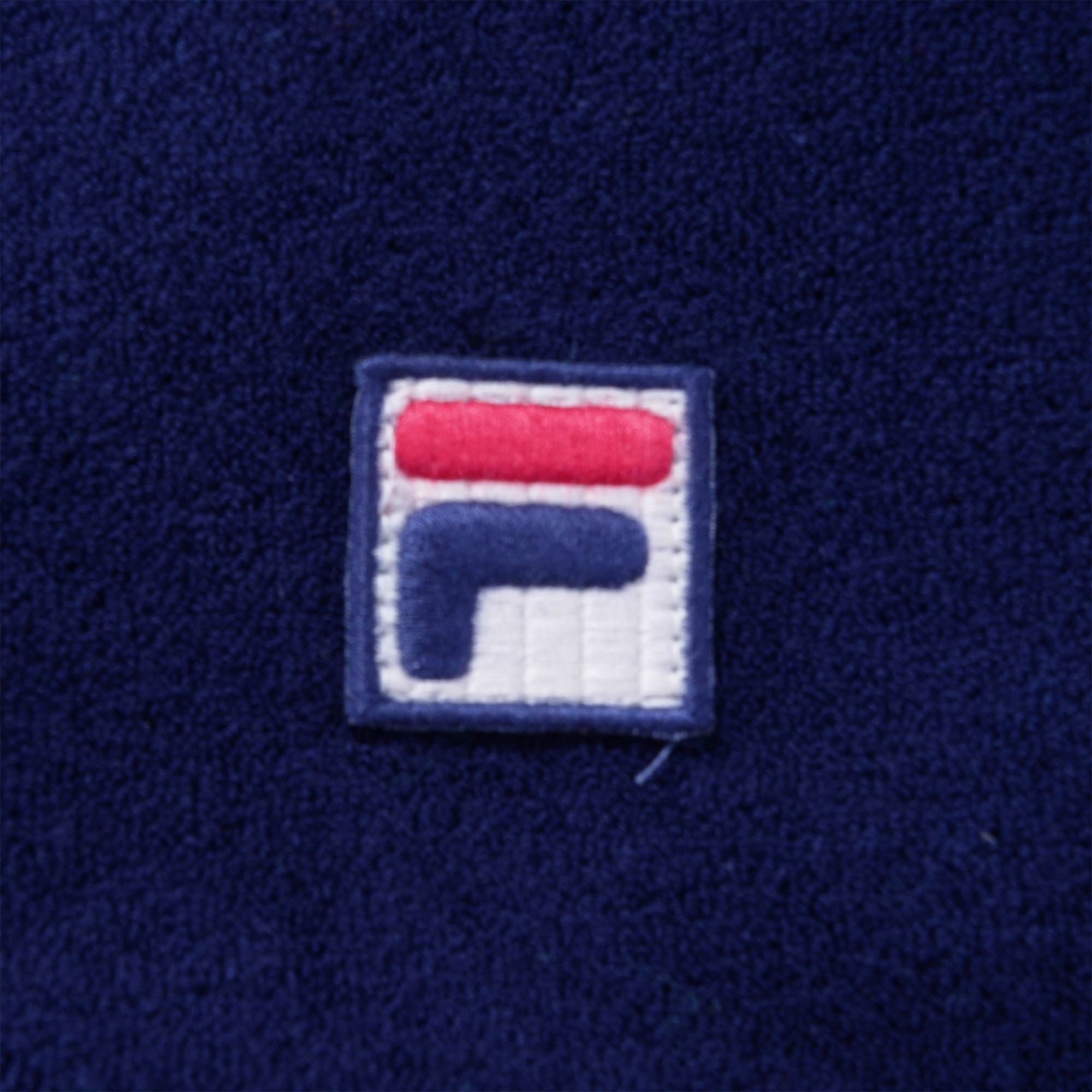 Fila Vintage Grasso Towelling Track Jacket - Peacoat