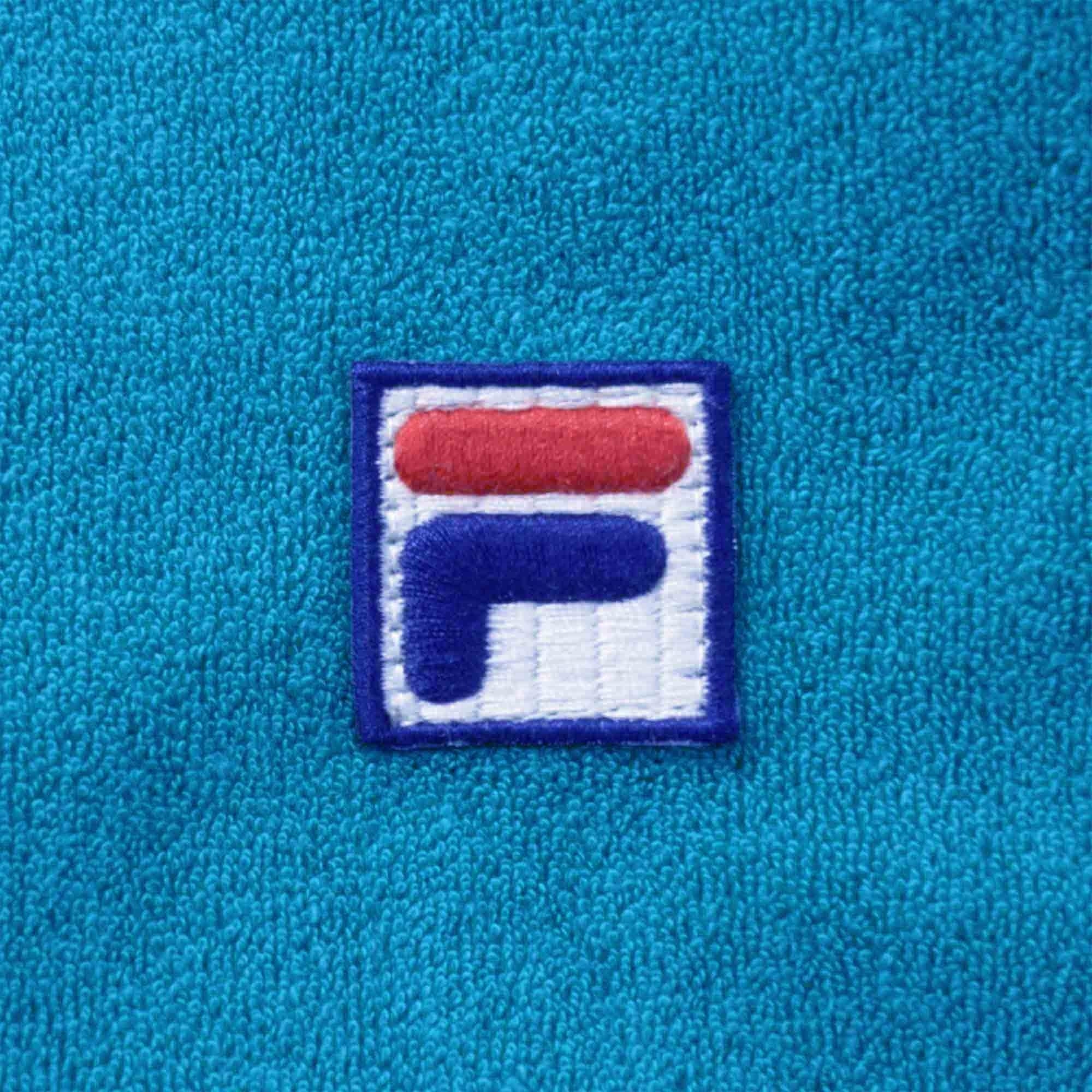 Fila Vintage Grasso Towelling Track Jacket - Strong Blue