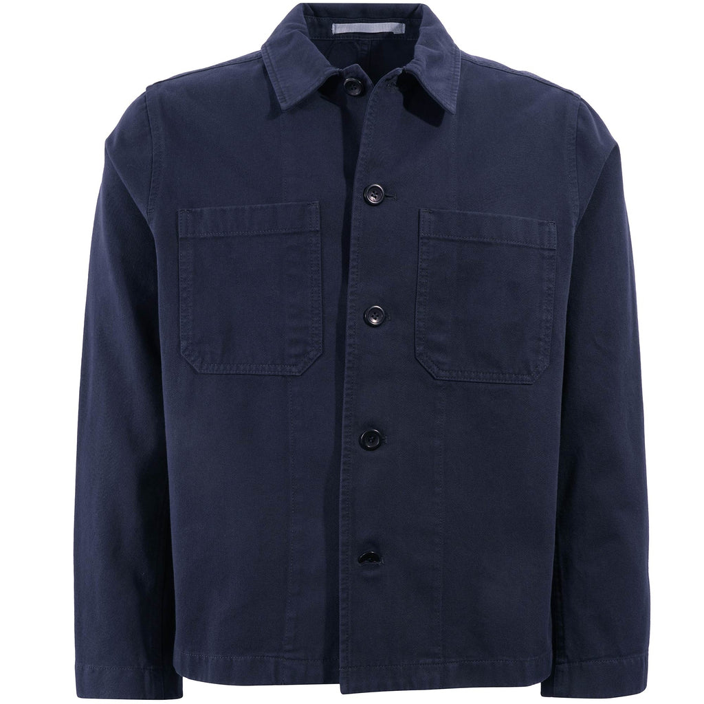 Norse Projects Tyge Organic Twill Overshirt - Dark Navy