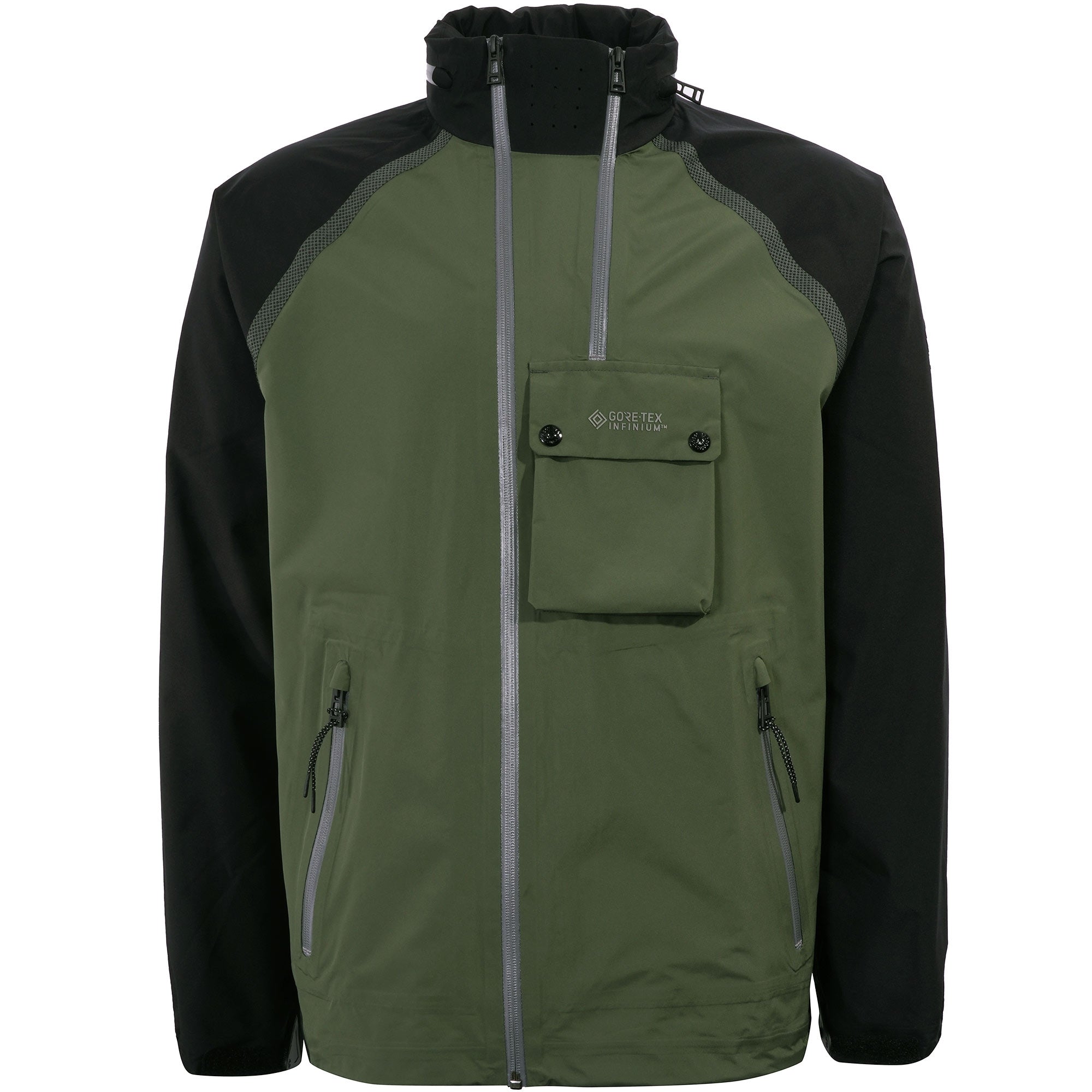Belstaff Gore-Tex Twin Track Jacket - Black/Pewter Green
