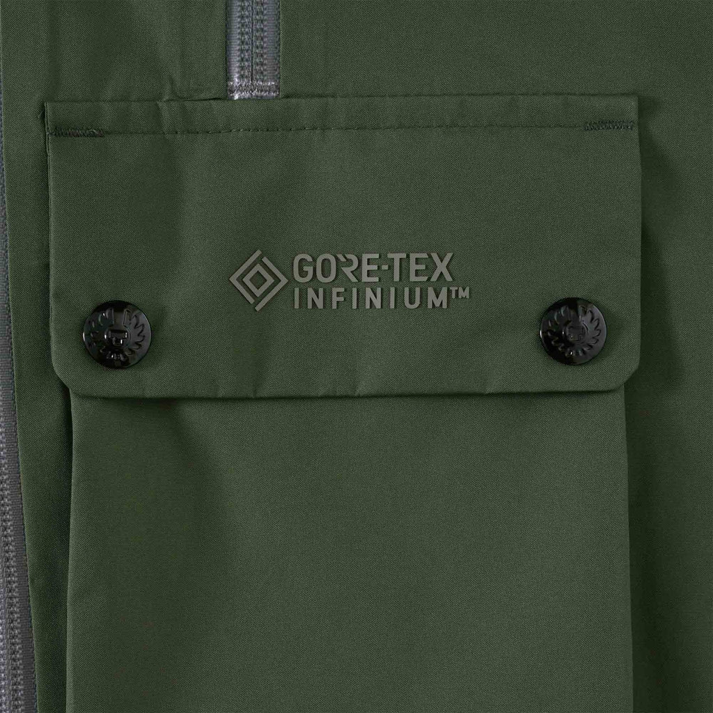 Belstaff Gore-Tex Twin Track Jacket - Black/Pewter Green