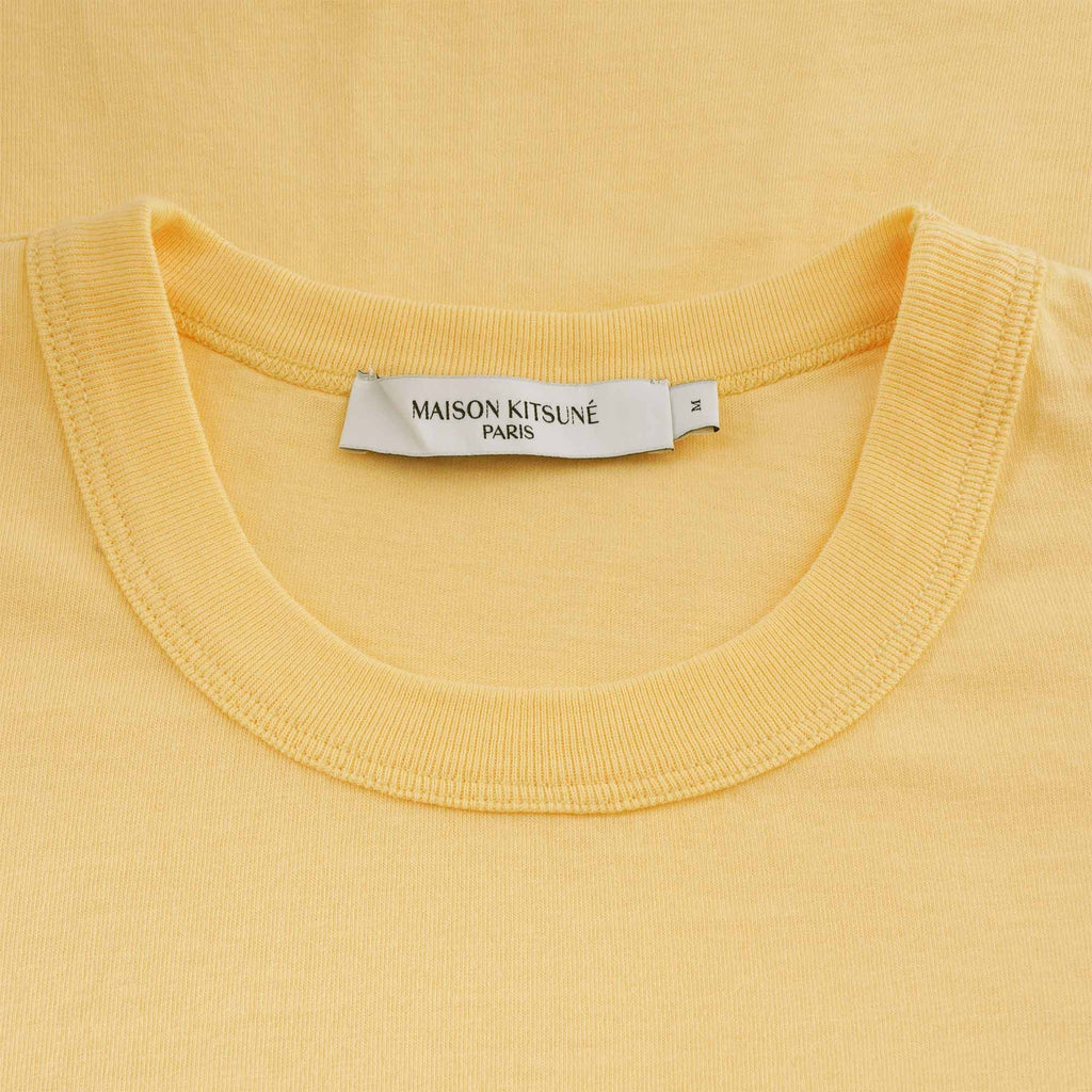 Maison Kitsune Grey Fox Head Patch Classic T-Shirt - Pale Orange