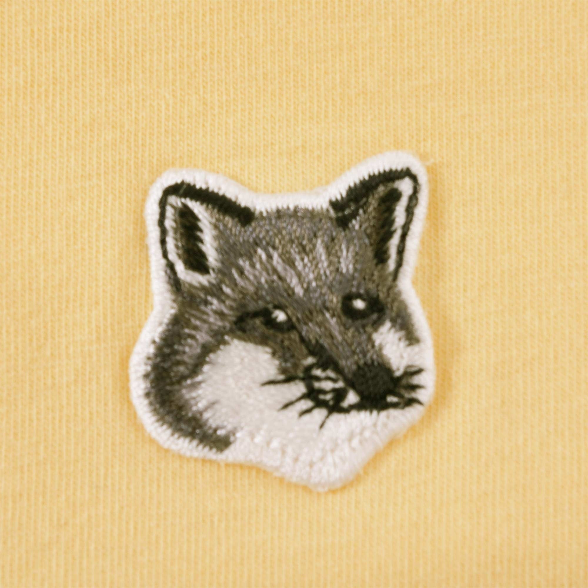 Maison Kitsune Grey Fox Head Patch Classic T-Shirt - Pale Orange