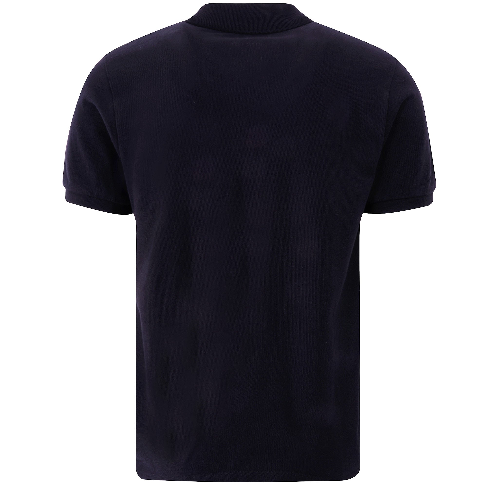 Maison Kitsune Navy Fox Patch Classic Polo Shirt - Black