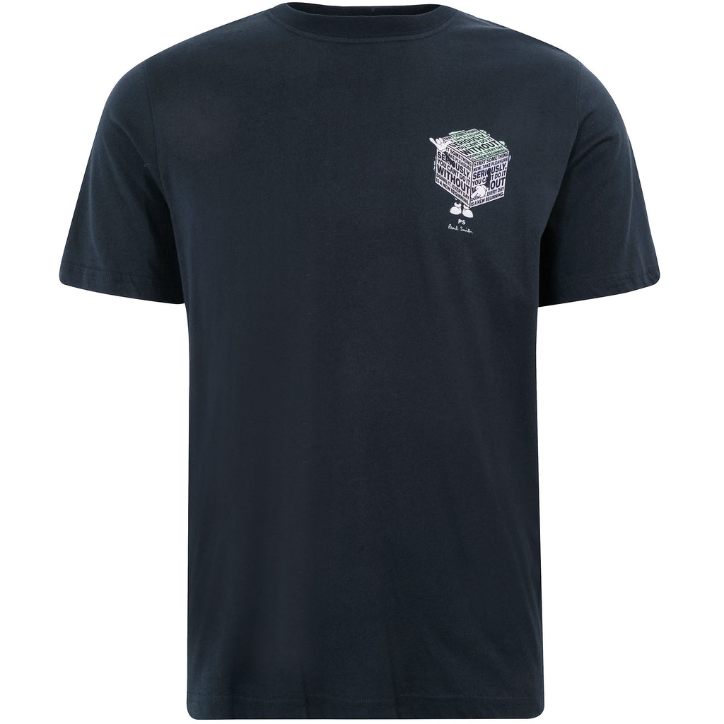 Paul Smith Cubeman T-Shirt - Dark Navy