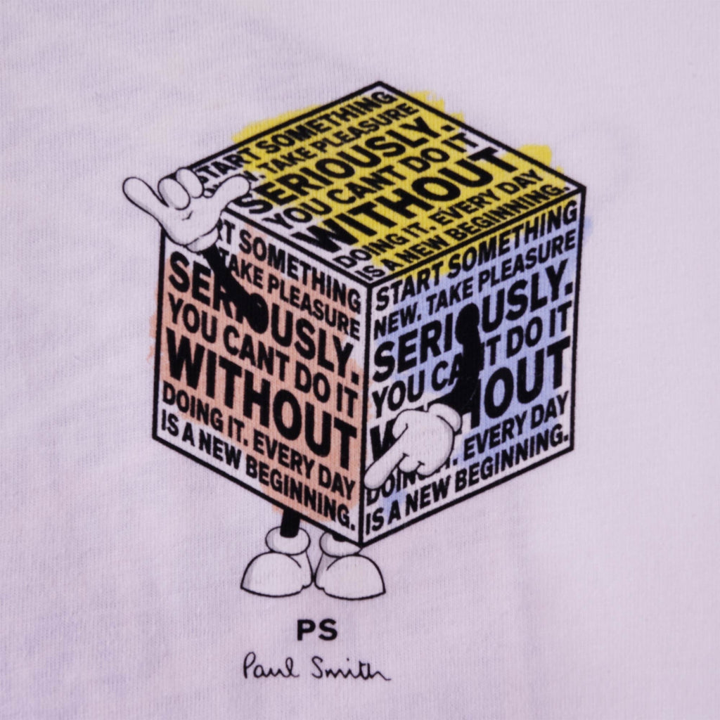 Paul Smith Cubeman T-Shirt - White