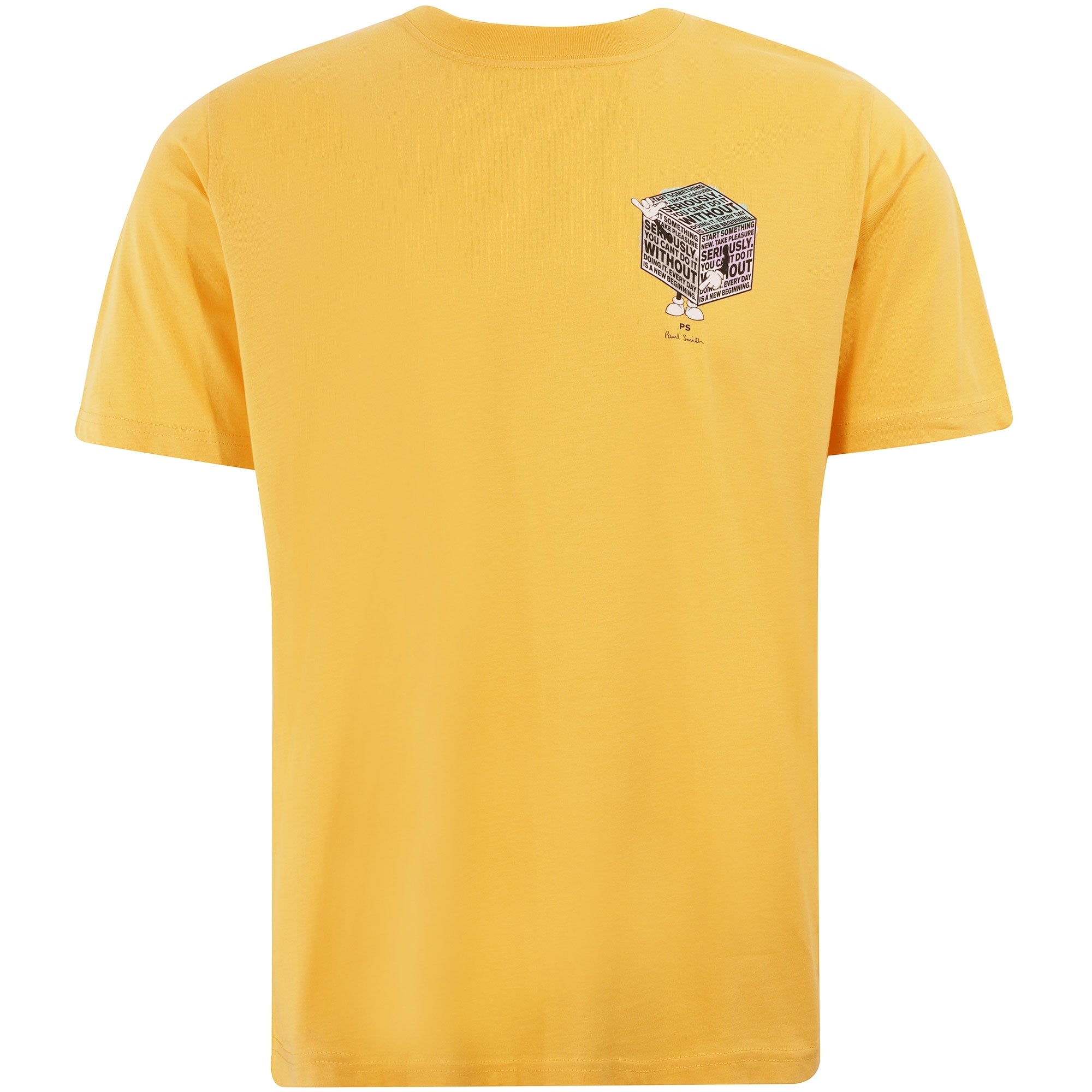 Paul Smith Cubeman T-Shirt - Yellow