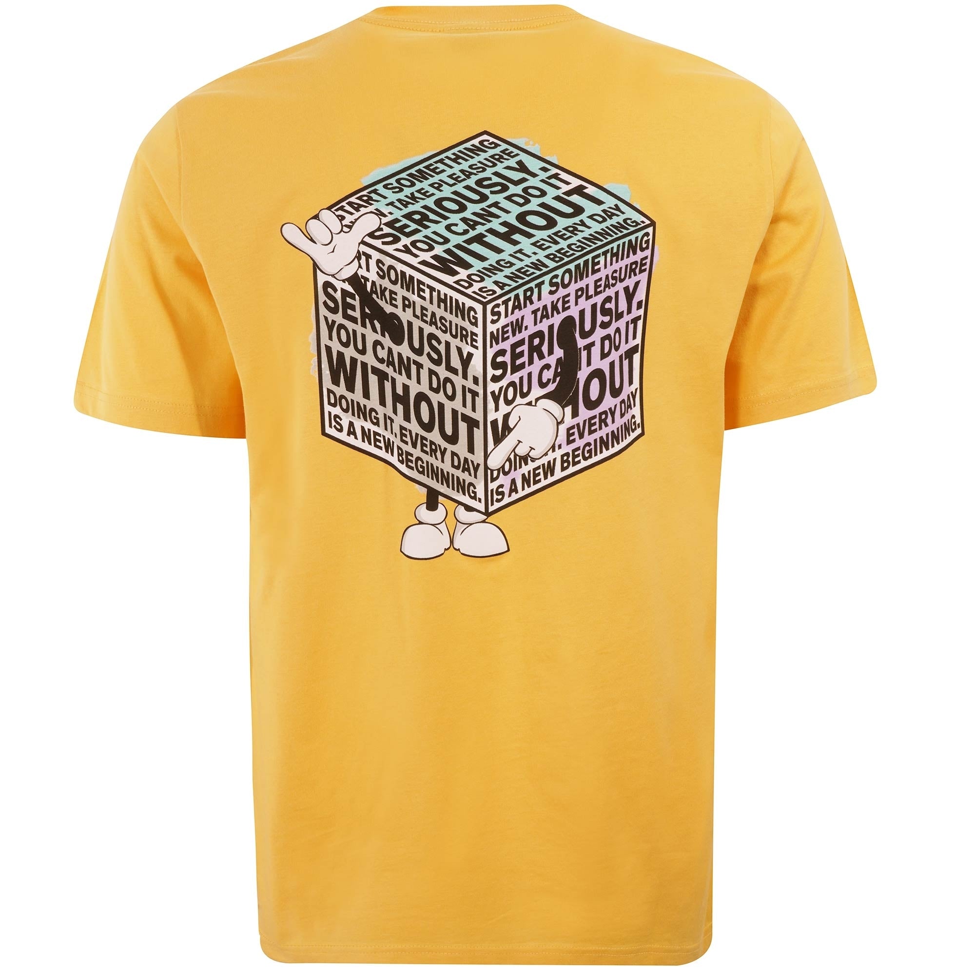 Paul Smith Cubeman T-Shirt - Yellow