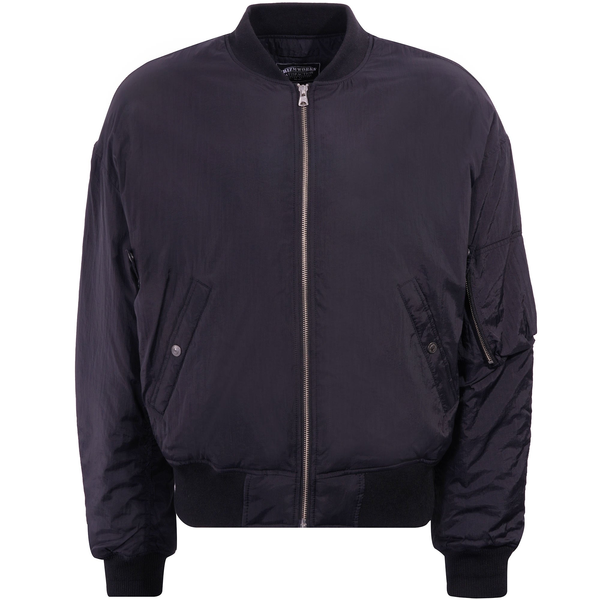FrizmWORKS Silent MA-1 Flight Jacket - Black