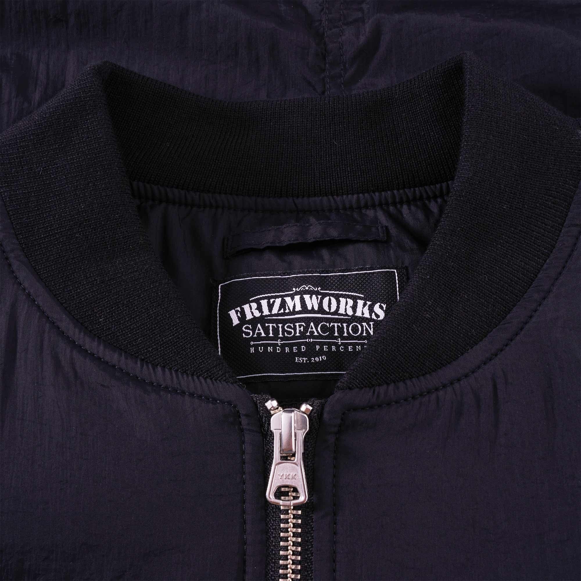 FrizmWORKS Silent MA-1 Flight Jacket - Black
