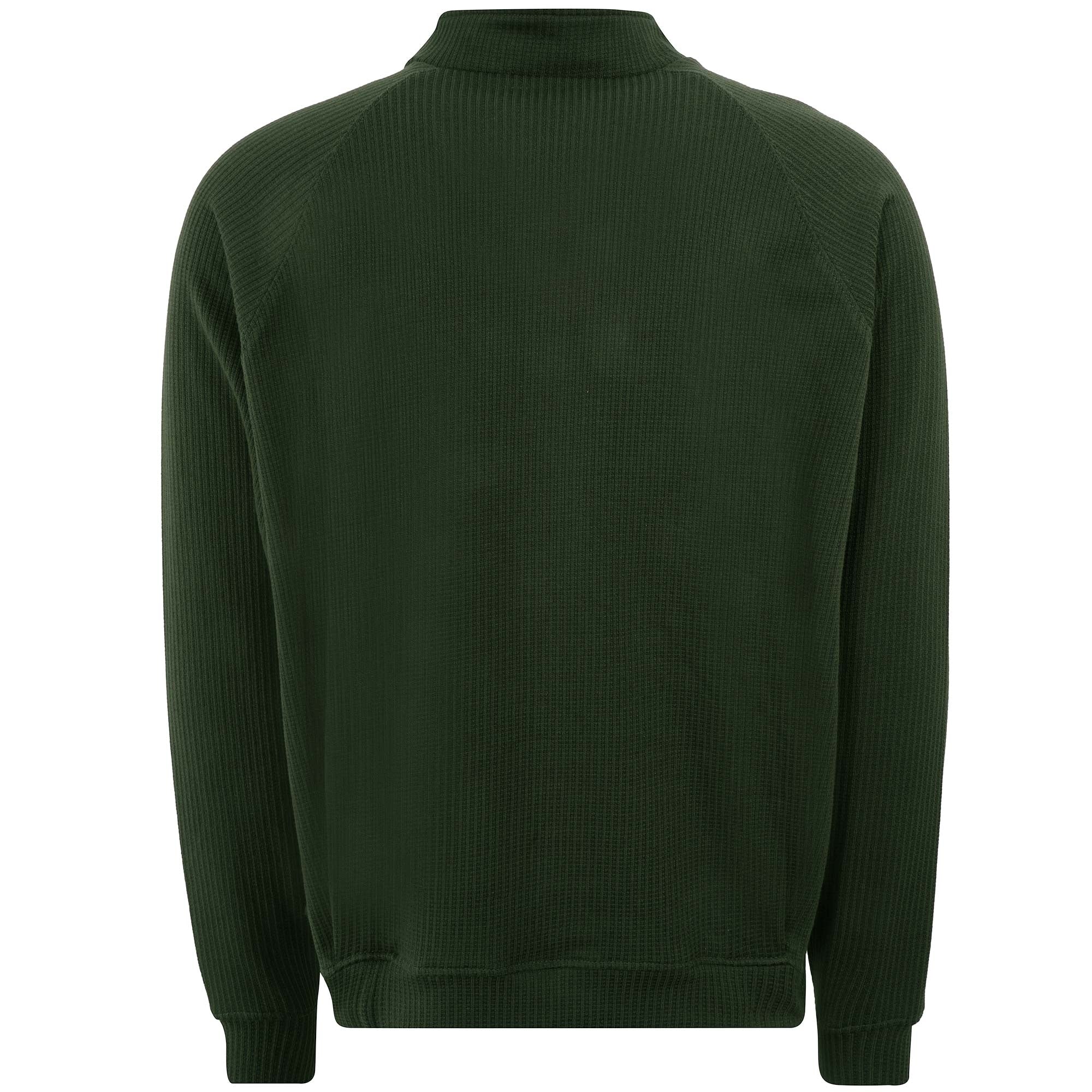 FrizmWORKS Cosy Half-Zip Knit - Olive