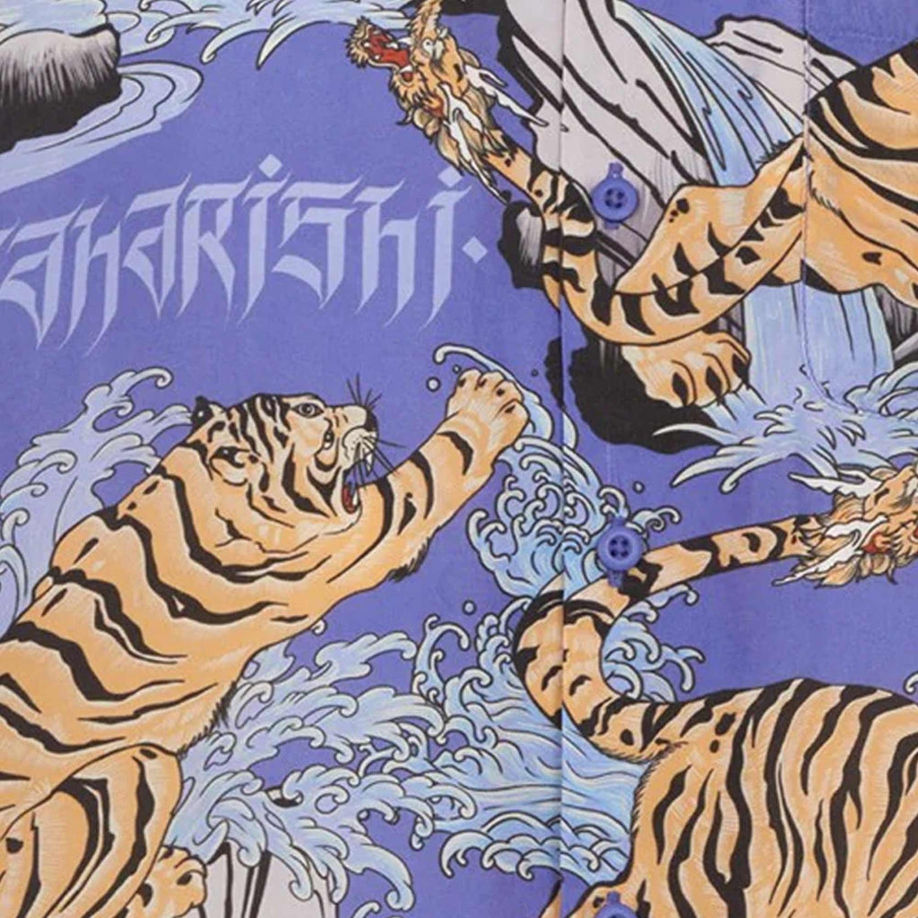 Maharishi Tiger Camp Collar Shirt - Blue