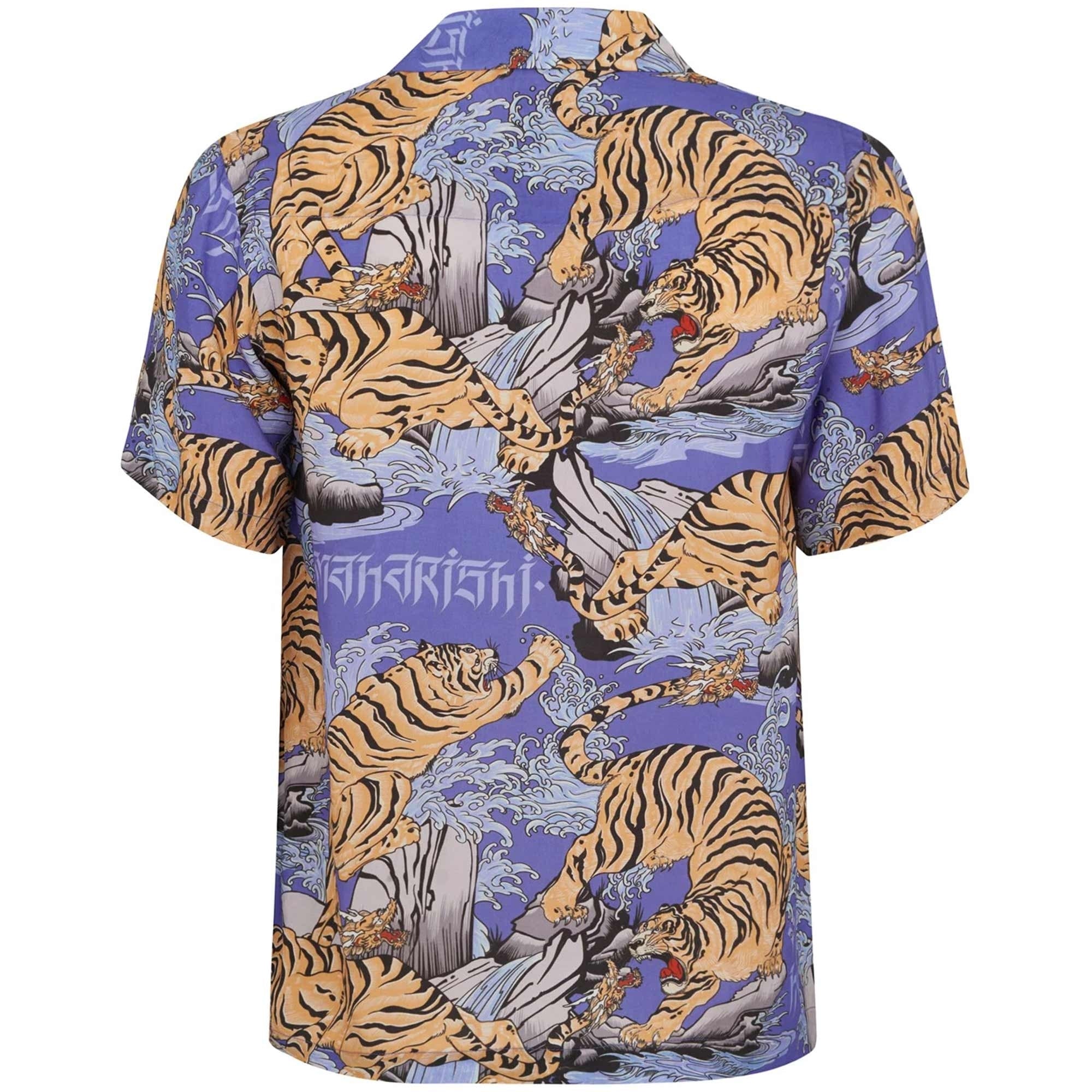 Maharishi Tiger Camp Collar Shirt - Blue