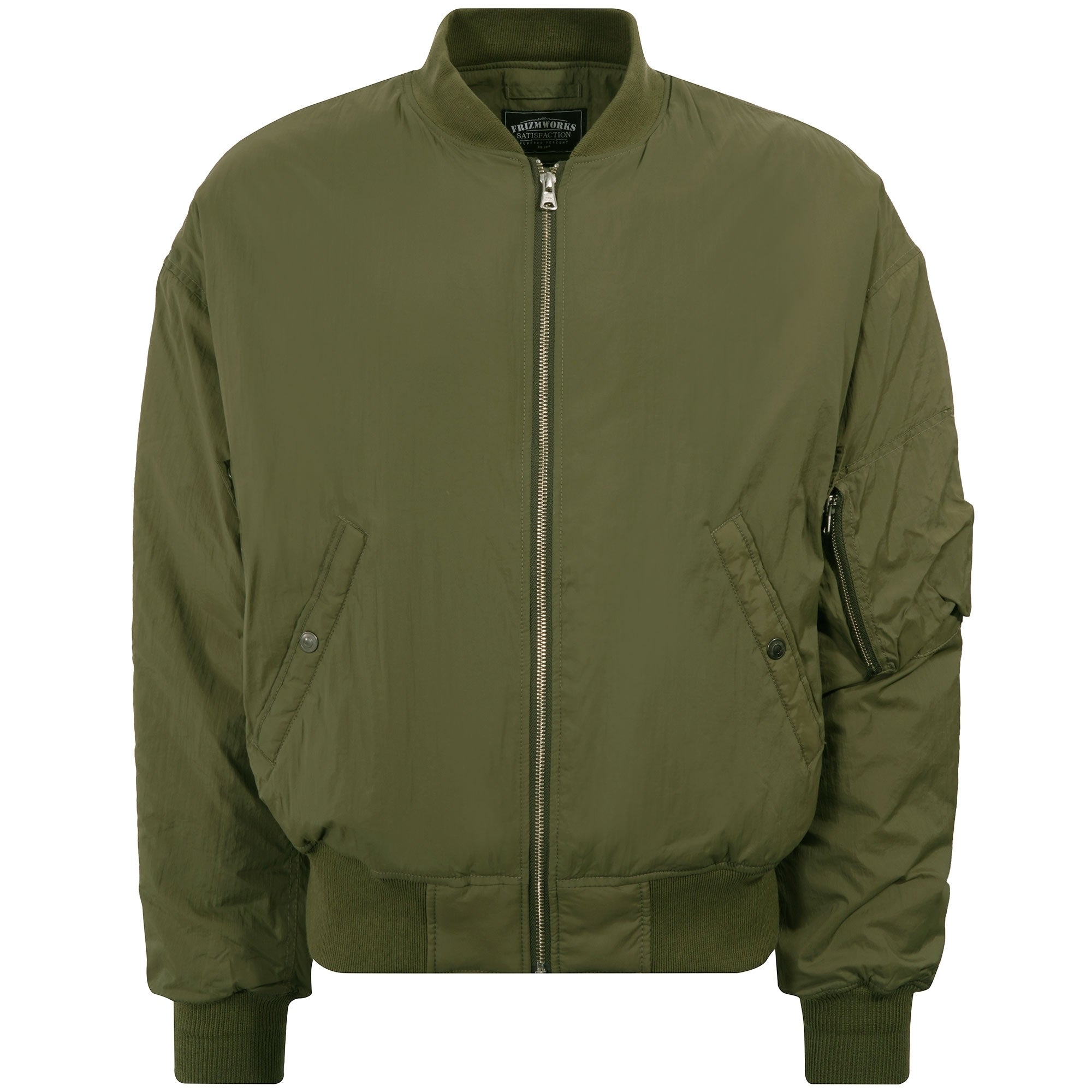 FrizmWORKS Silent MA-1 Flight Jacket - Olive