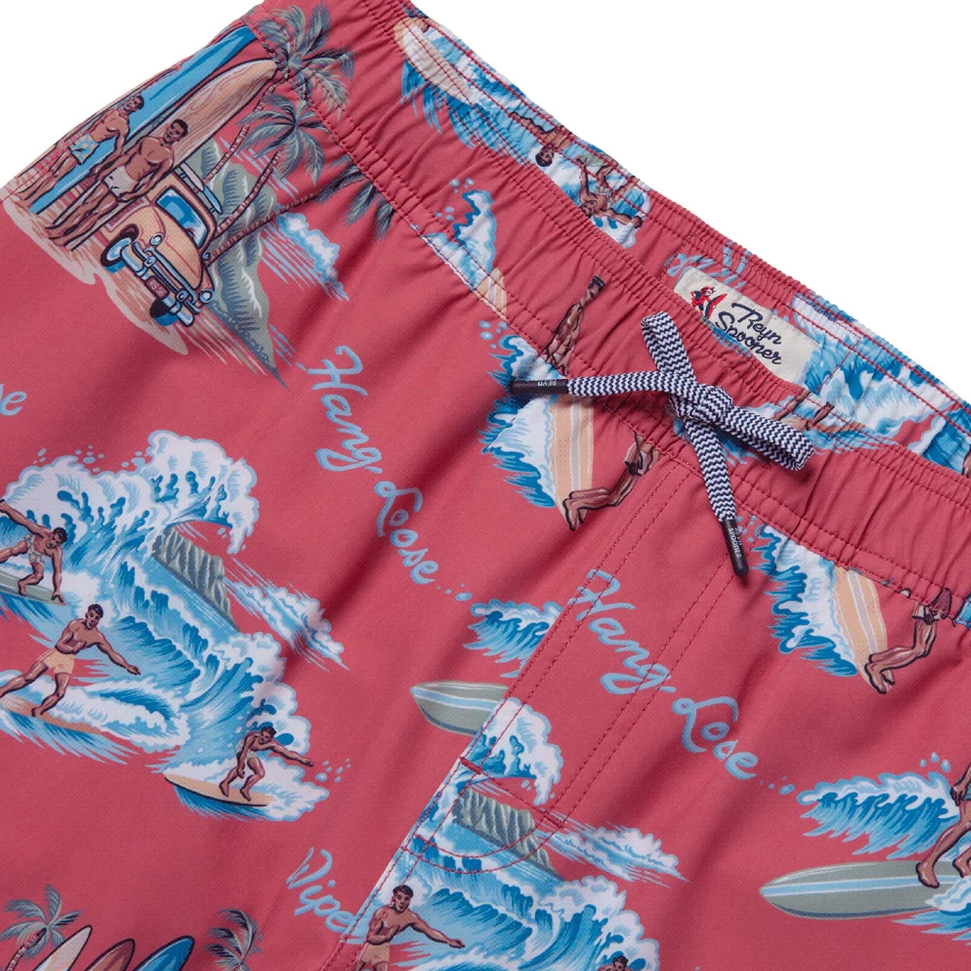 Reyn Spooner Waveriders Swimsuit - Vintage Red
