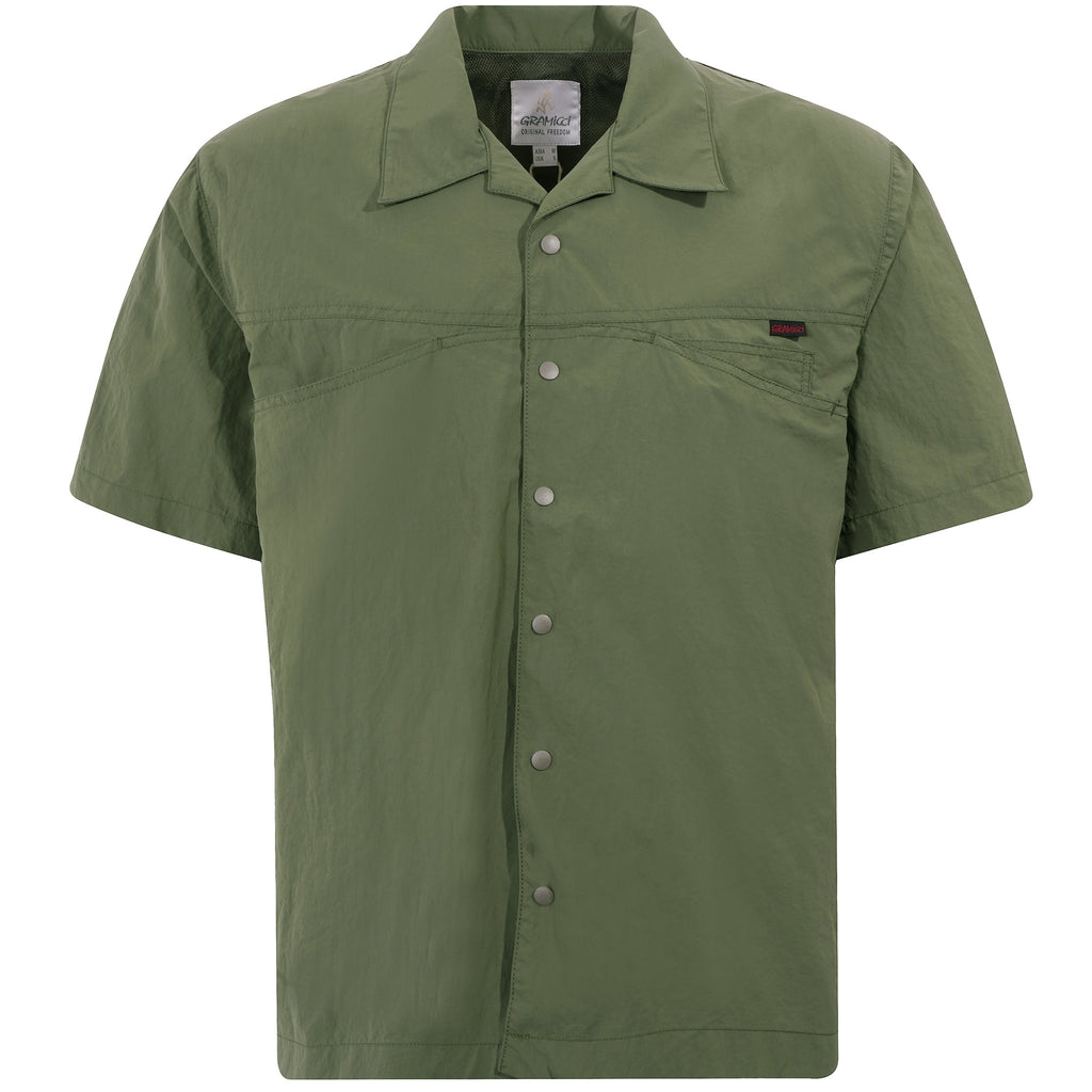 Gramicci Nylon Camp Shirt - Olive