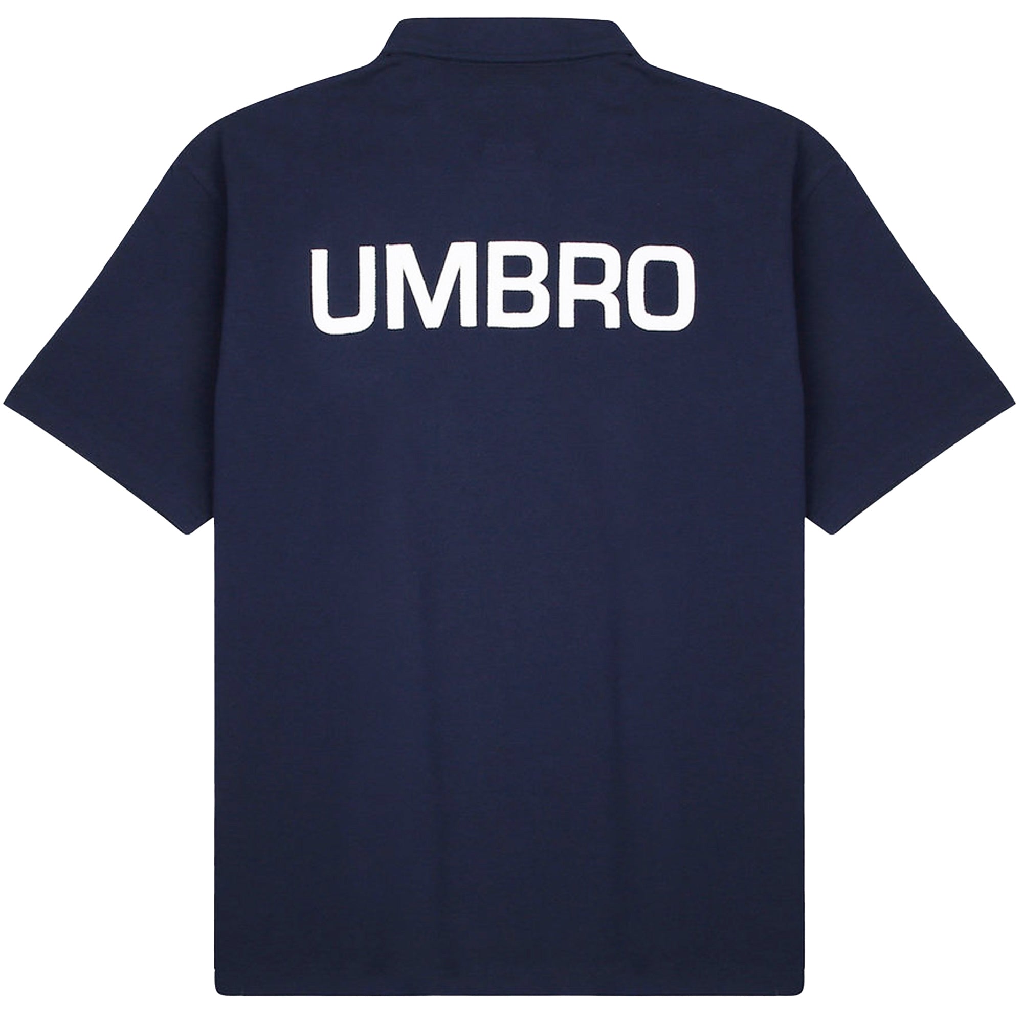 Nigel Cabourn x Umbro Half Zip Polo - French Navy