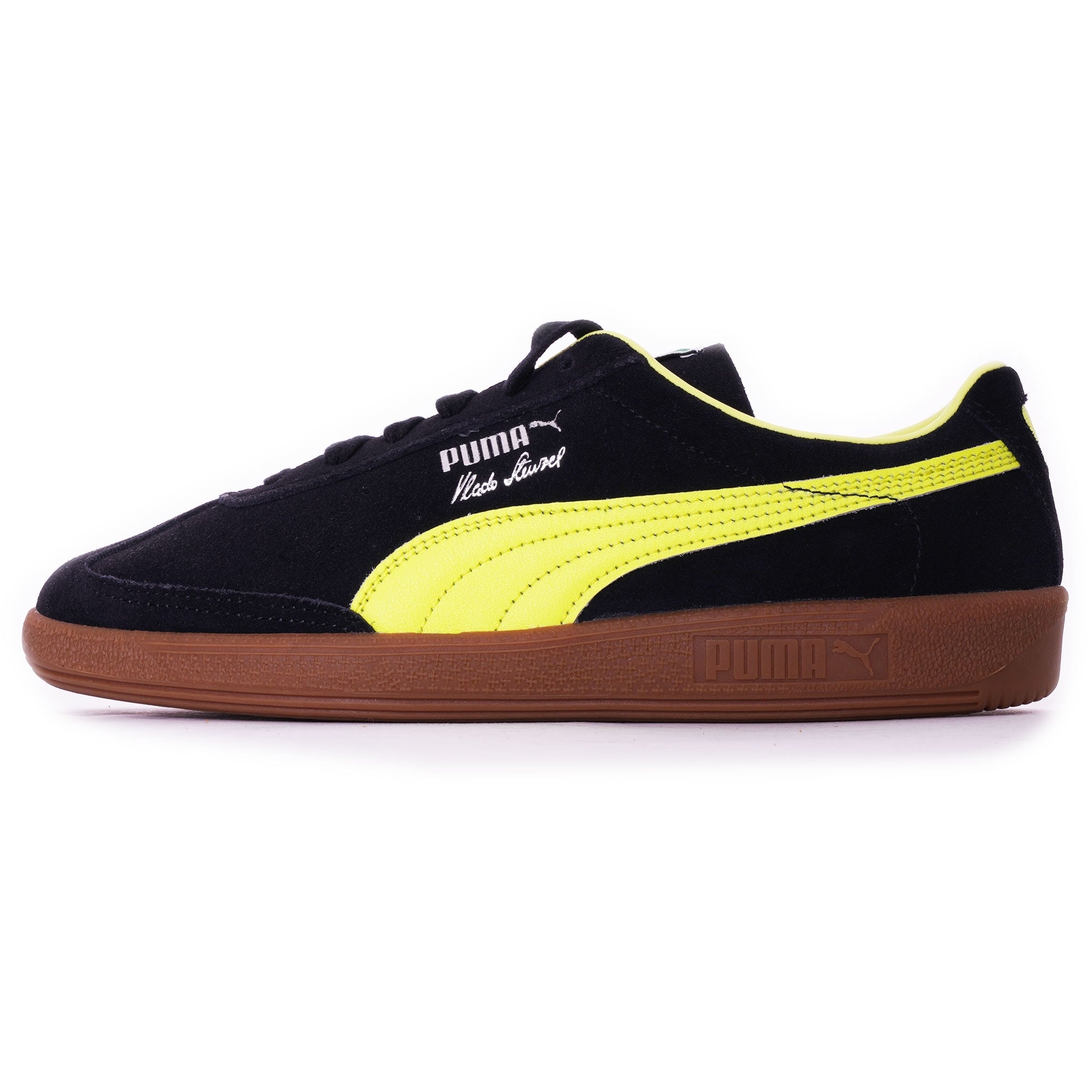 Puma Vlado Stenzel Suede Trainers - Black/Yellow