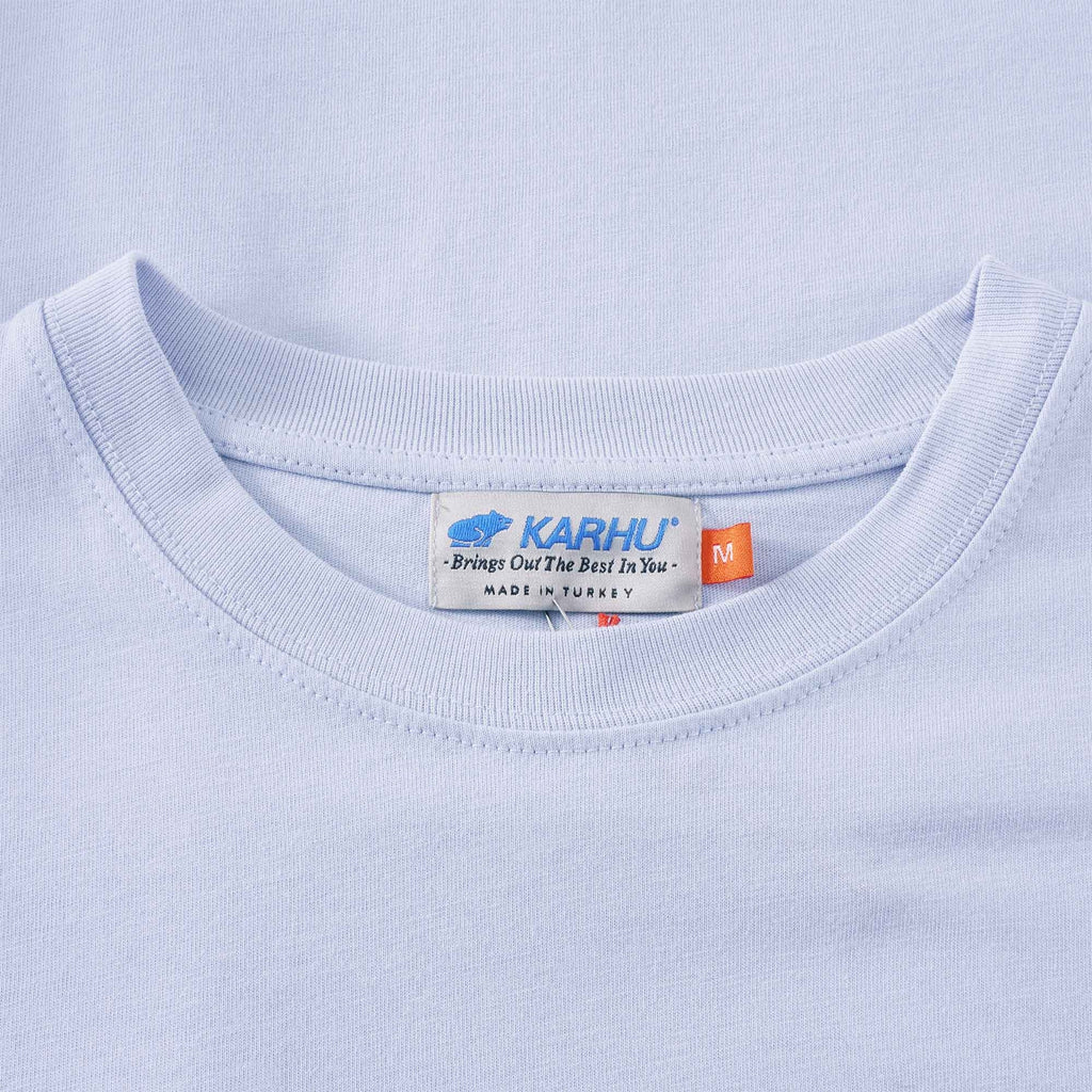Karhu Basic Logo T-shirt - Artic Ice/True Navy