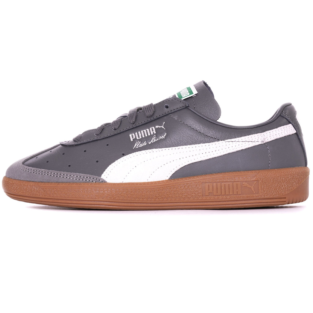 Vlado Stenzel Leather Trainers - Dark Shadow/White