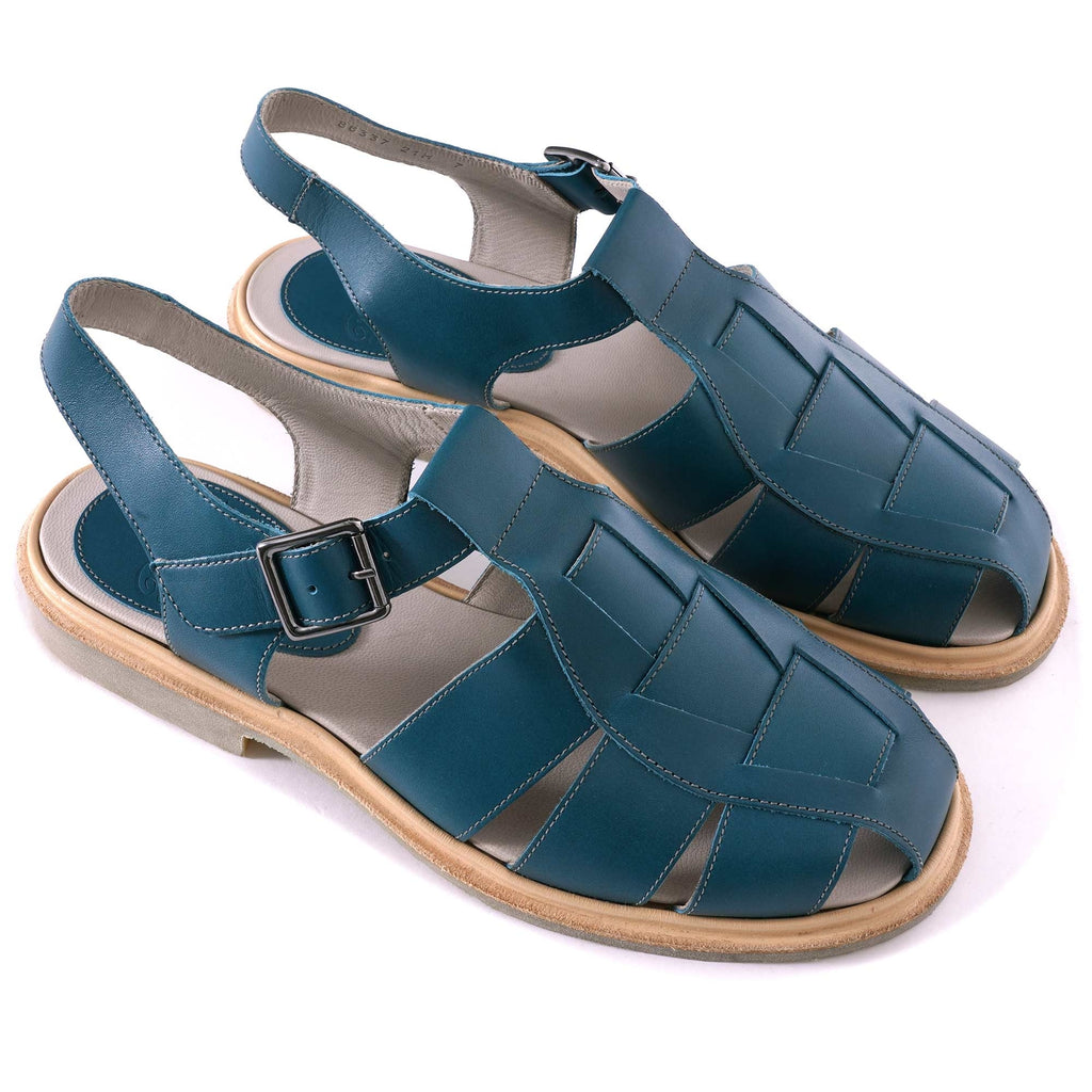 Paraboot Womens Iberis/Chase Sandals - Bleu Vert
