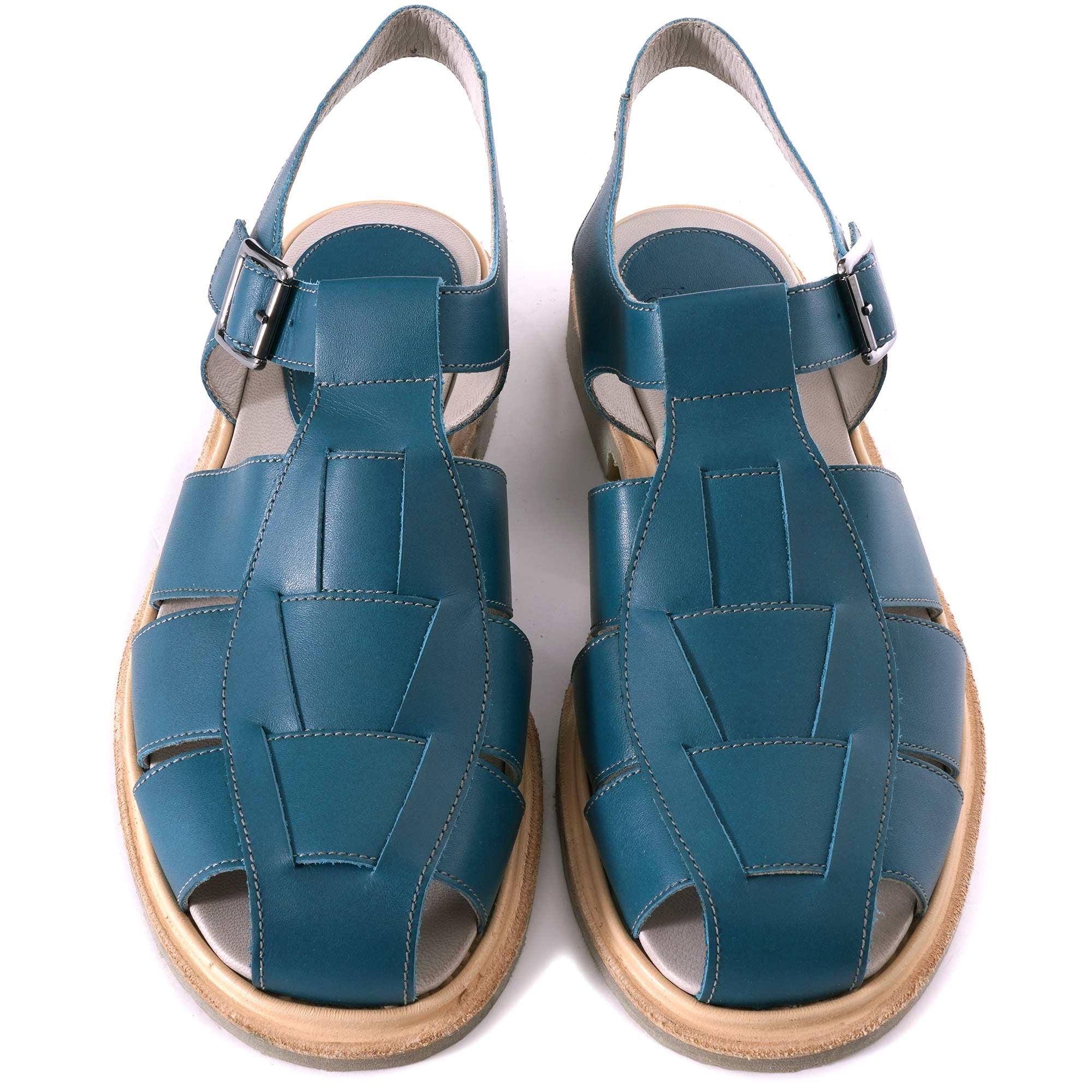Paraboot Womens Iberis/Chase Sandals - Bleu Vert