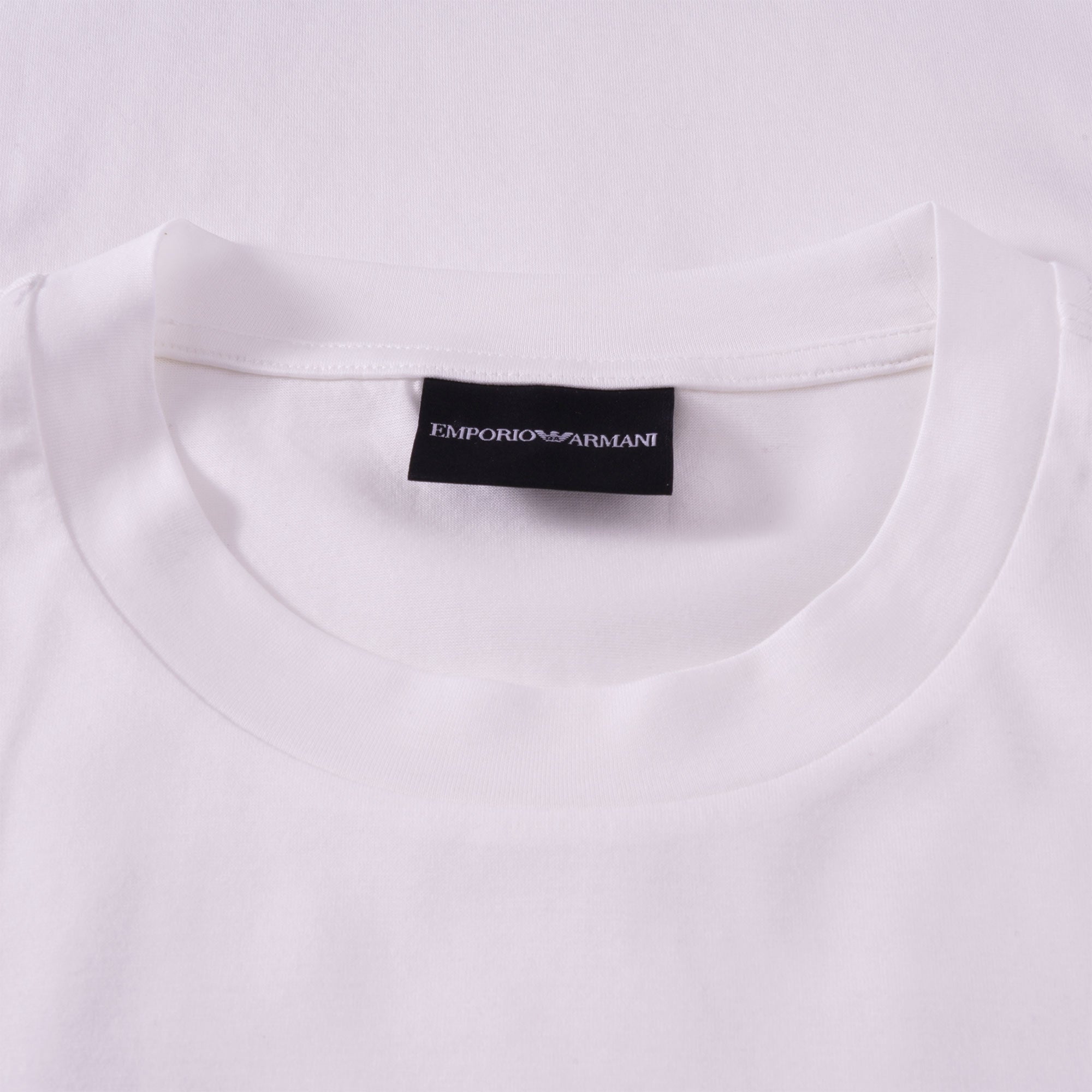 Emporio Armani Small Cartoon Eagle Patch T-shirt - Bianco