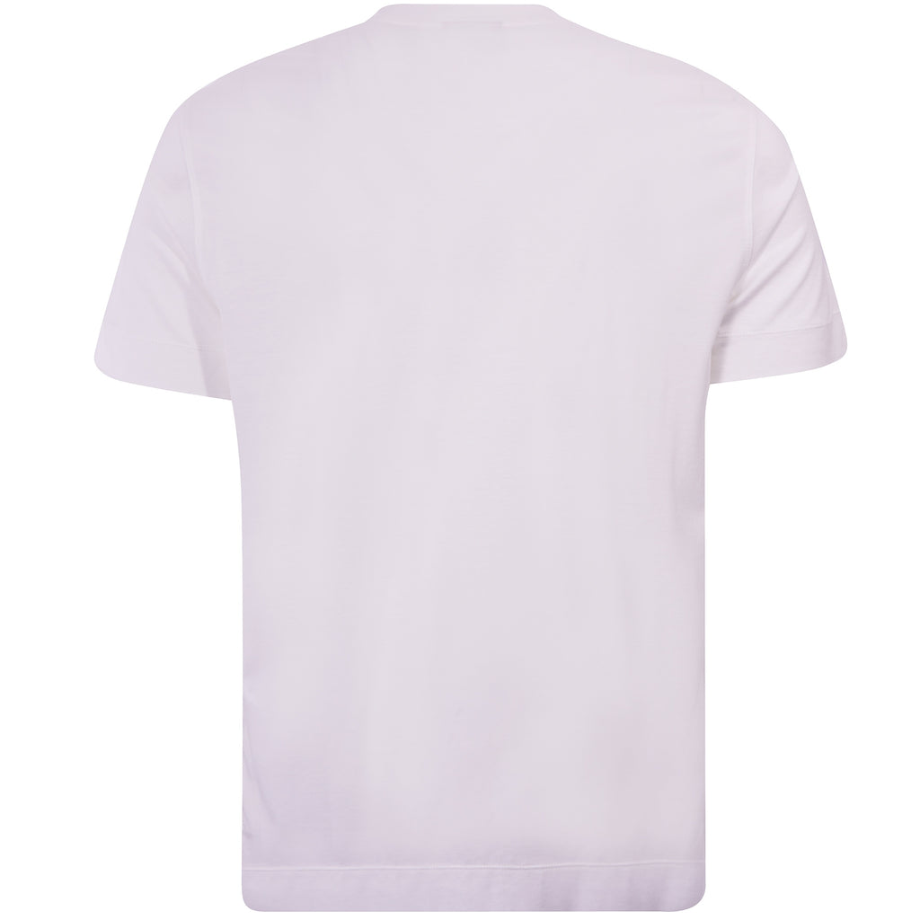Emporio Armani Small Cartoon Eagle Patch T-shirt - Bianco