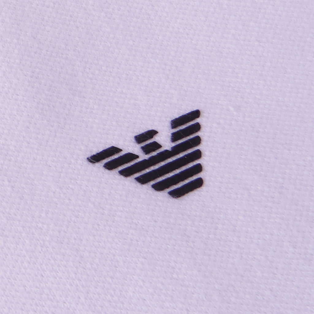 Emporio Armani Stretch Piqu Polo Shirt - White