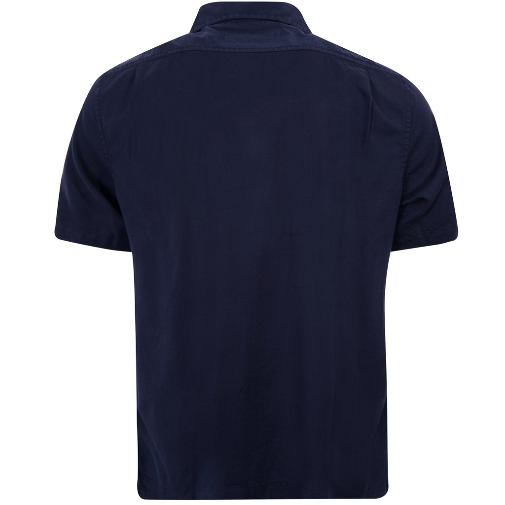 Original Penguin Solid Garment Dye Washed Shirt - Dark Sapphire