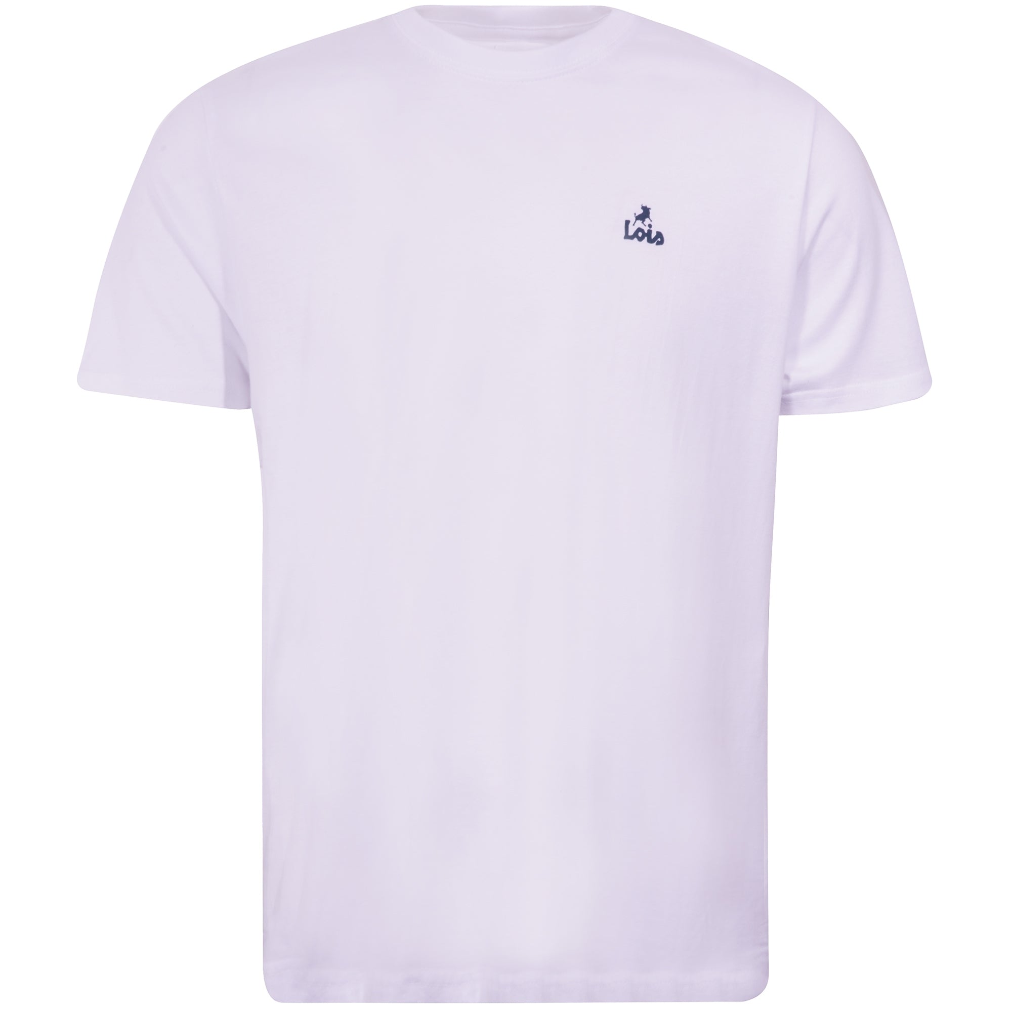 Lois Jeans New Baco Mini Logo T-shirt - White/Navy