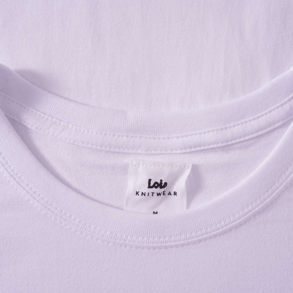 Lois Jeans New Baco Mini Logo T-shirt - White/Navy