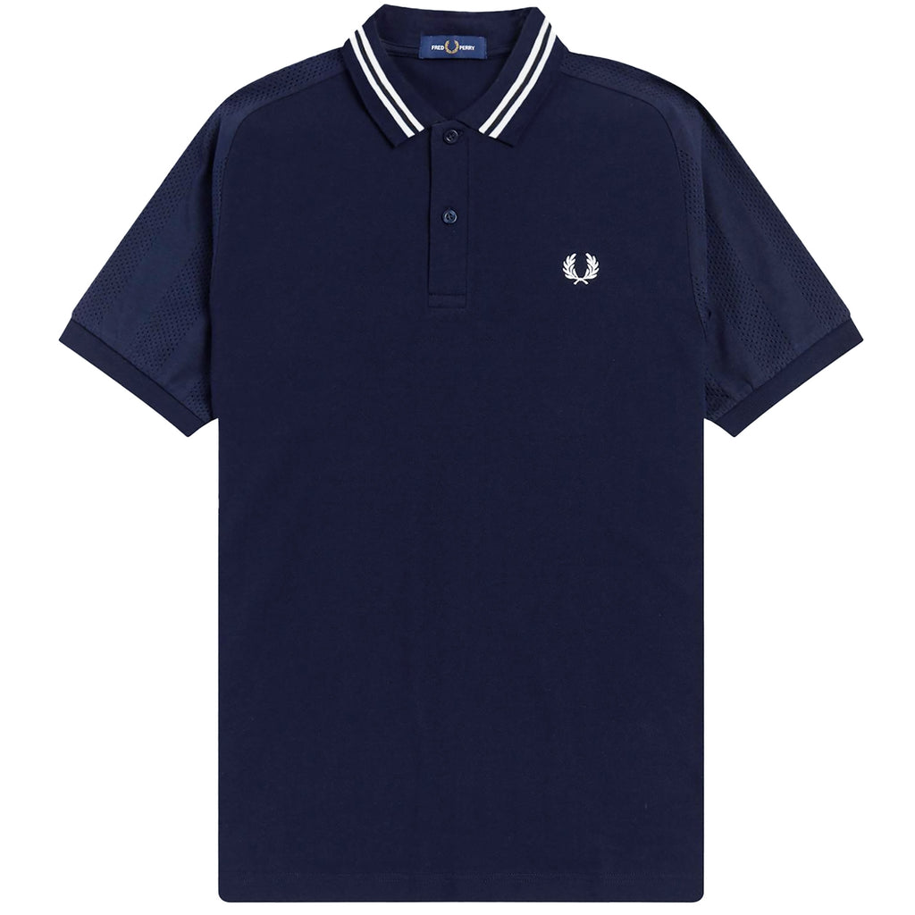 Fred Perry M3 Raglan Sleeve Polo Shirt - Navy