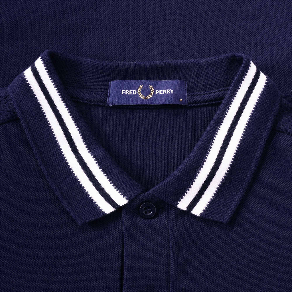 Fred Perry M3 Raglan Sleeve Polo Shirt - Navy